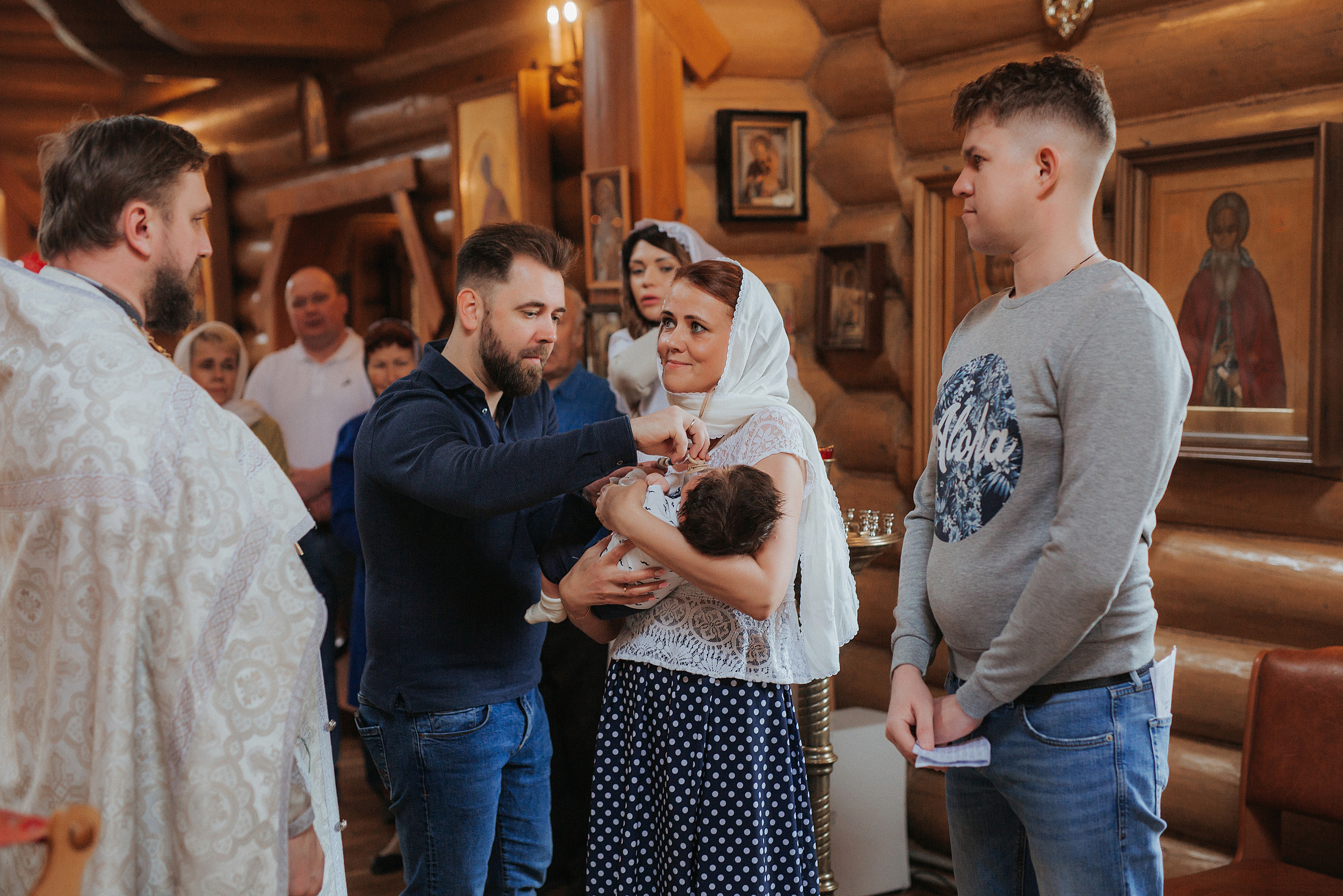 Крещение Ивана Александровича. Свадебный, семейный фотограф в Дзержинске, Нижнем Новгороде Наталья Хр