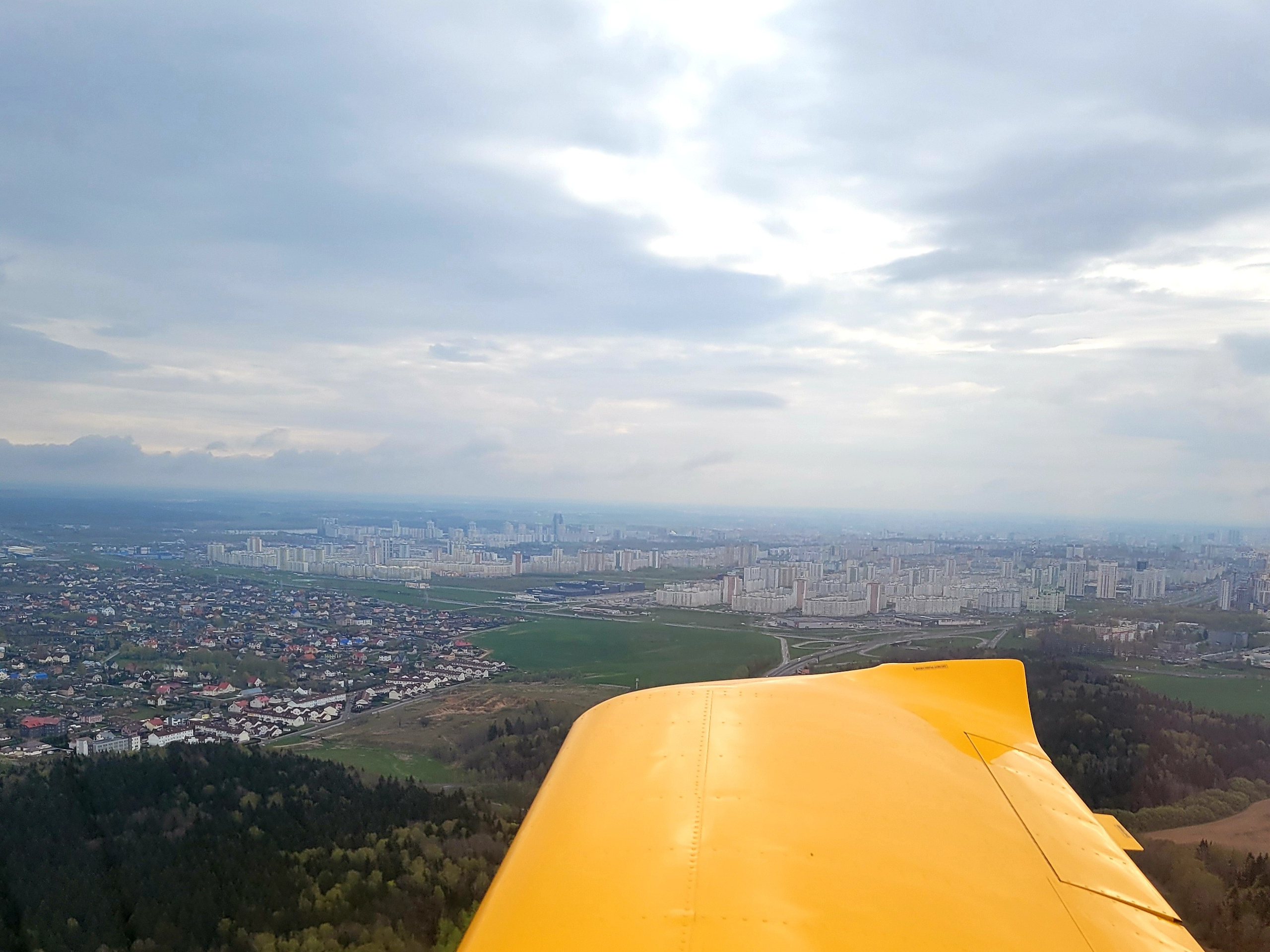 Minsk. Flight around city. 05/22. Walk&Fly with Batay