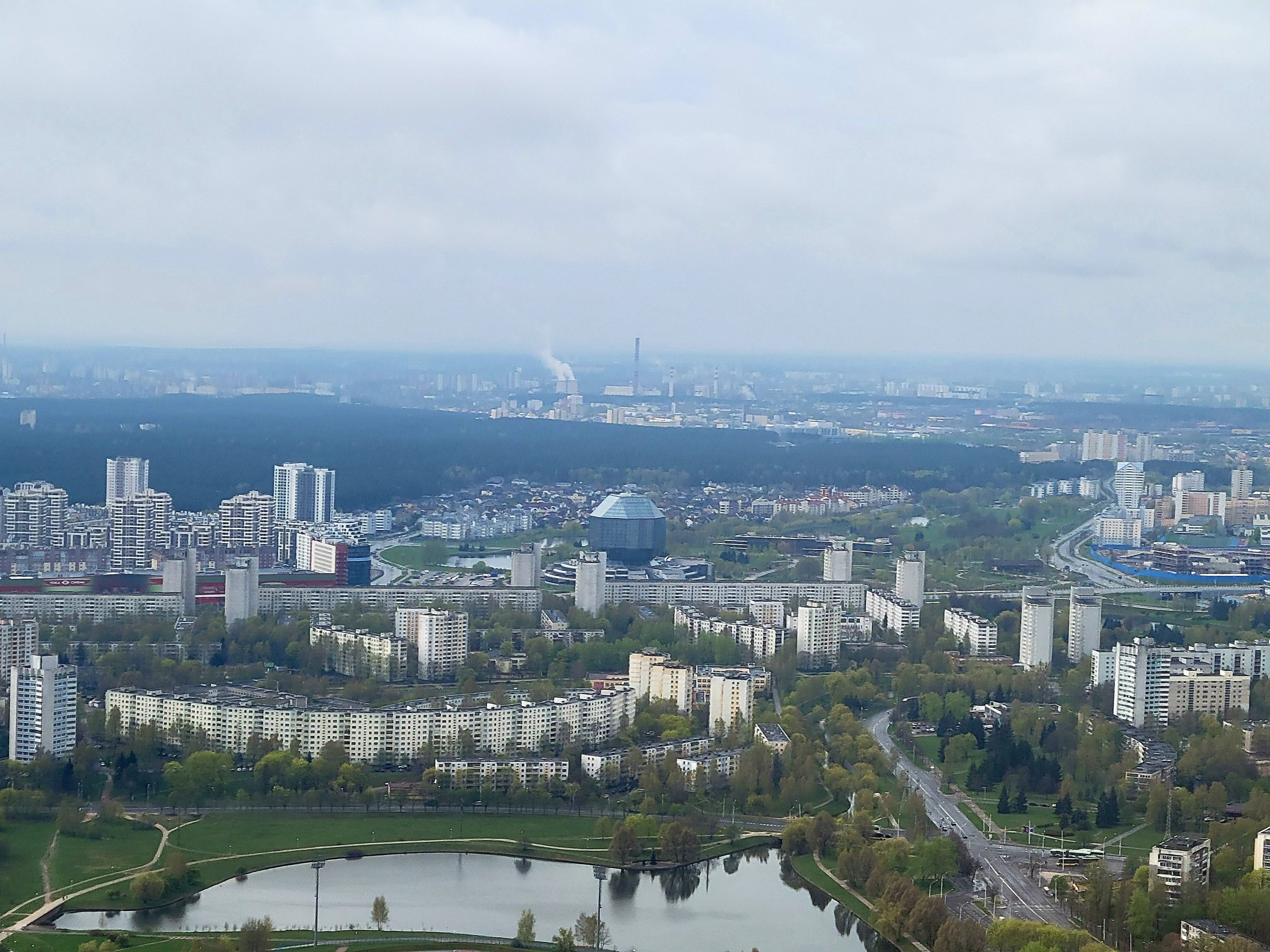 Minsk. Flight around city. 05/22. Walk&Fly with Batay