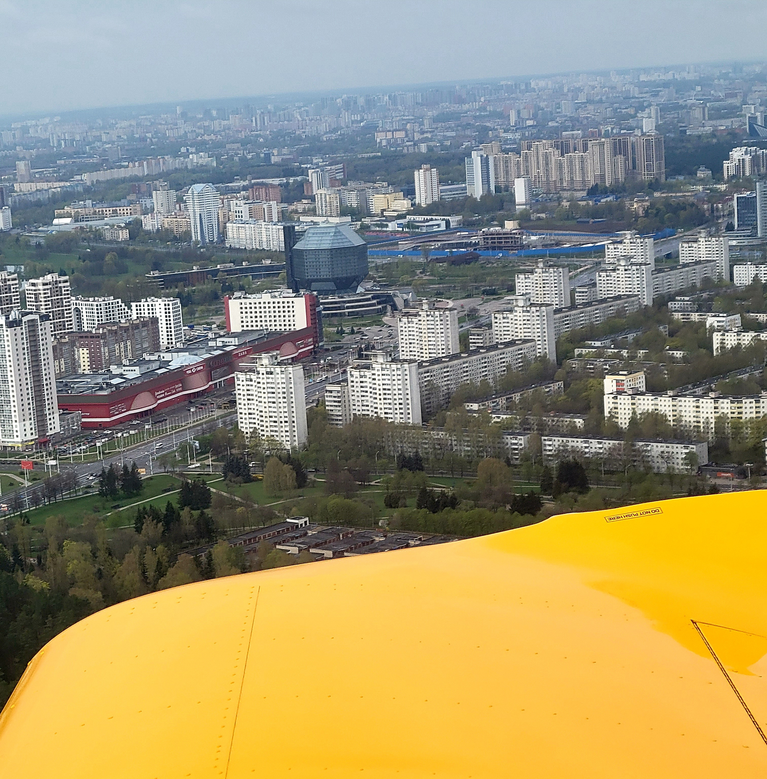 Minsk. Flight around city. 05/22. Walk&Fly with Batay