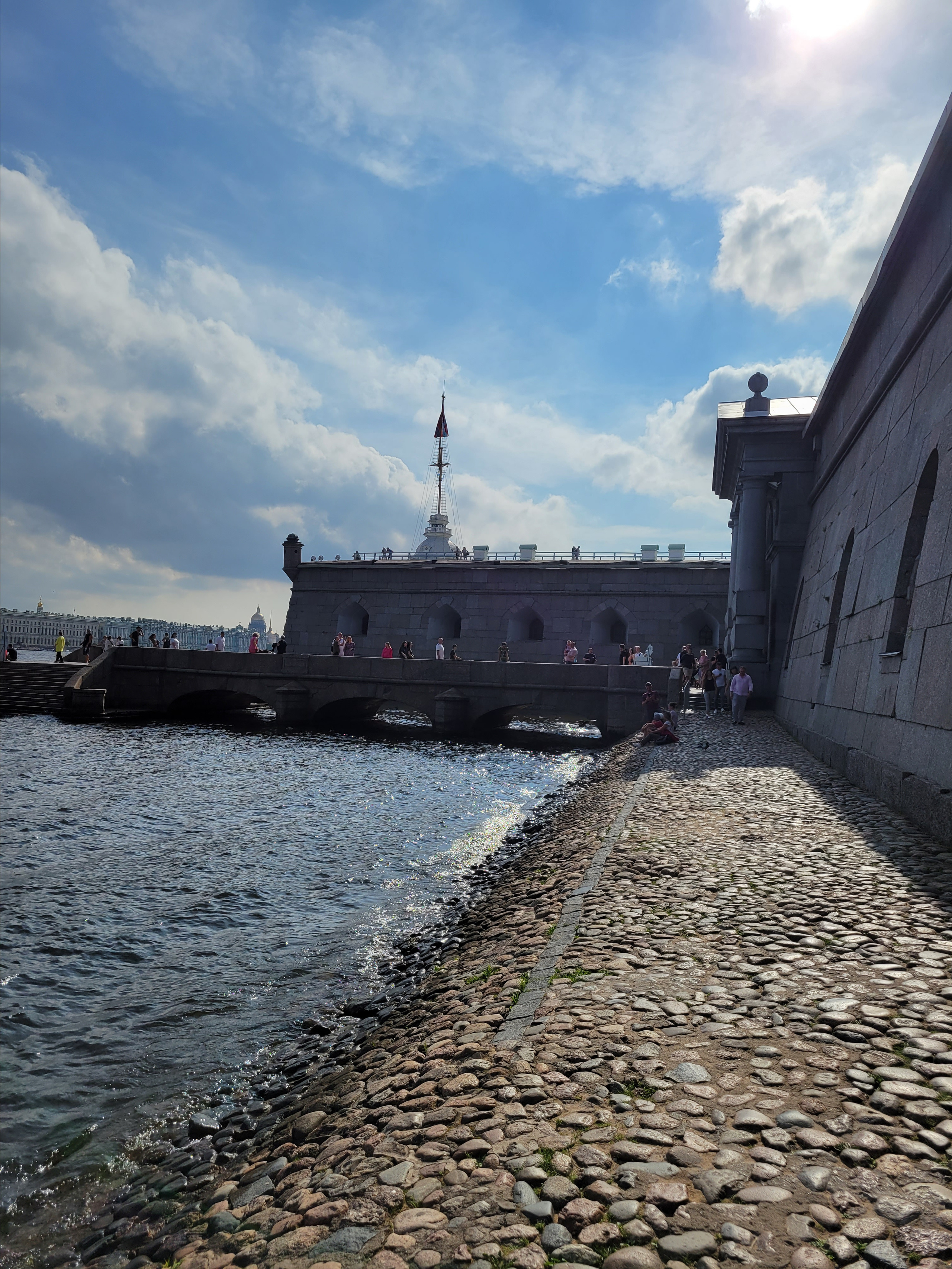 Walked along the route. Wanted to swim