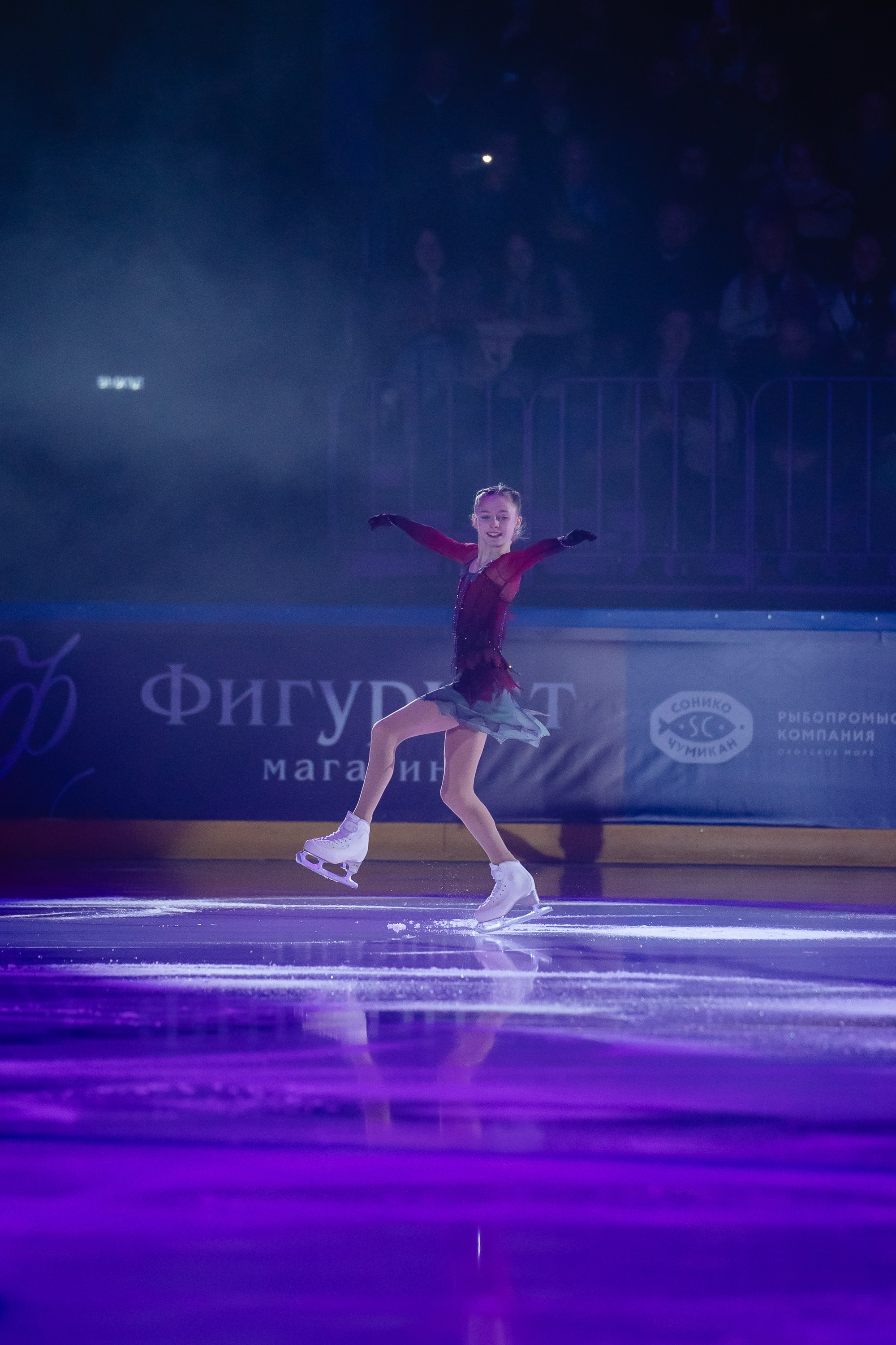 Шоу «Чемпионы на льду» в Новосибирске. Воробьева Ксения — Спортивный и танцевальный фотограф Новосибирск