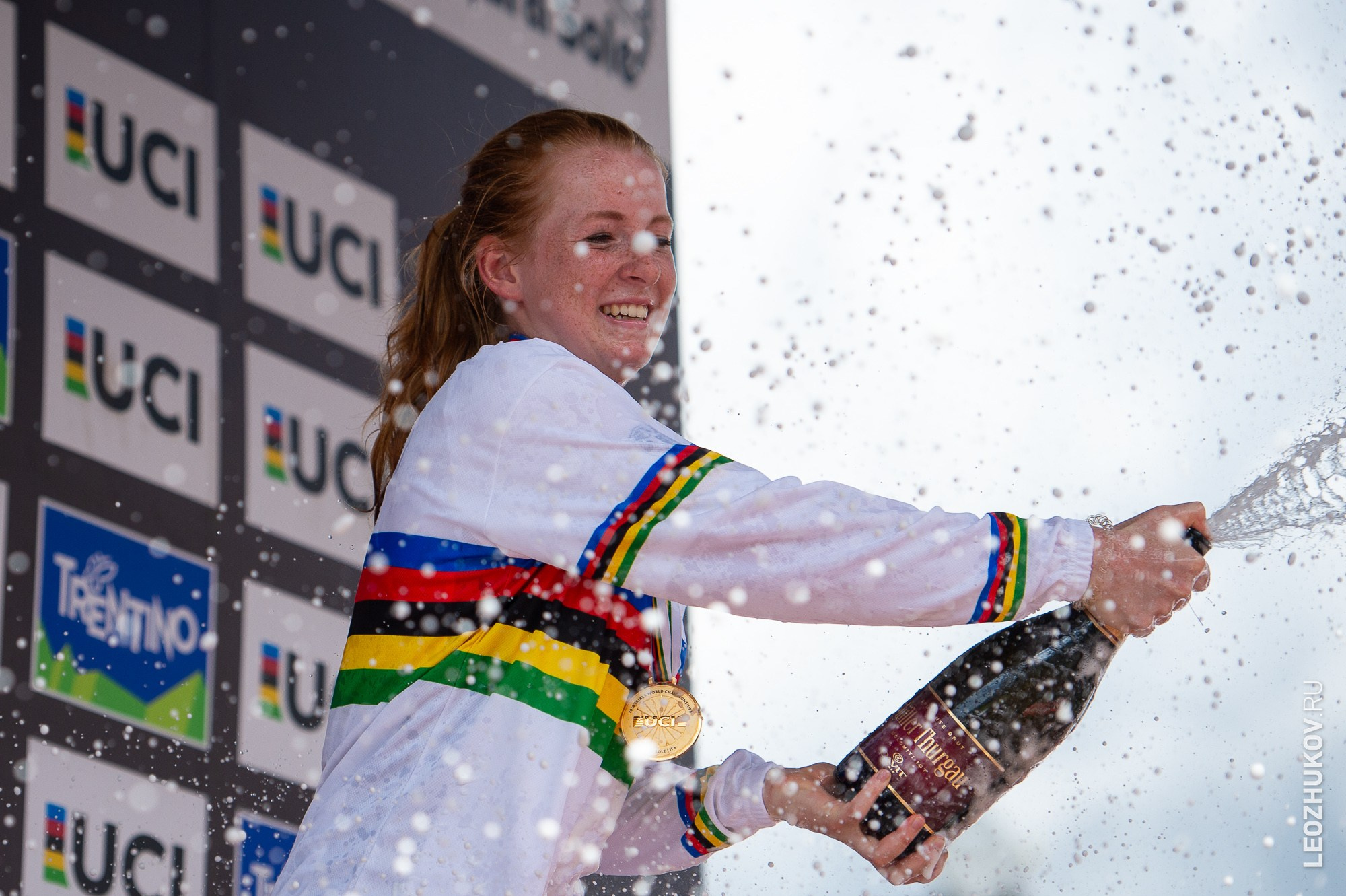 UCI Trials World Championships 2016 — finals. Sports photographer Leonid Zhukov