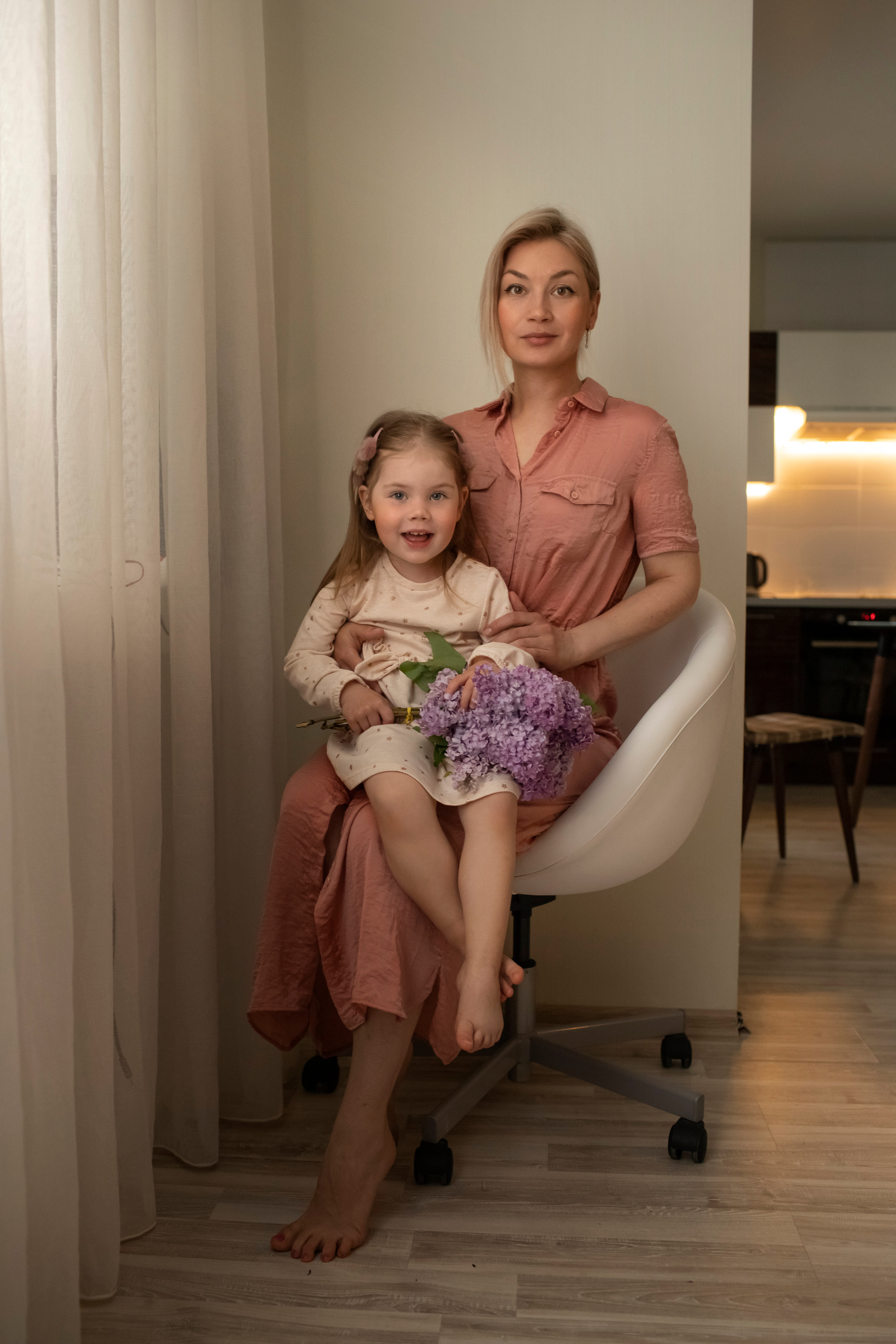 Домашняя съемка — В гостях у Алены и Ксюши. Семейный и детский фотограф в Воронеже Алена Полозкова