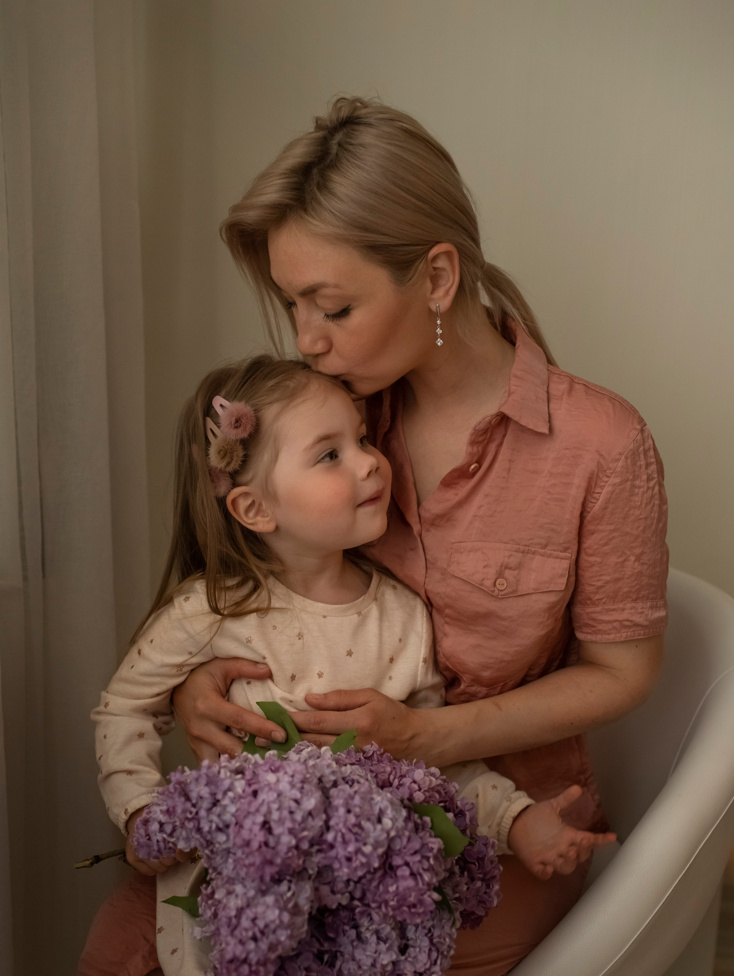 Домашняя съемка — В гостях у Алены и Ксюши. Семейный и детский фотограф в Воронеже Алена Полозкова