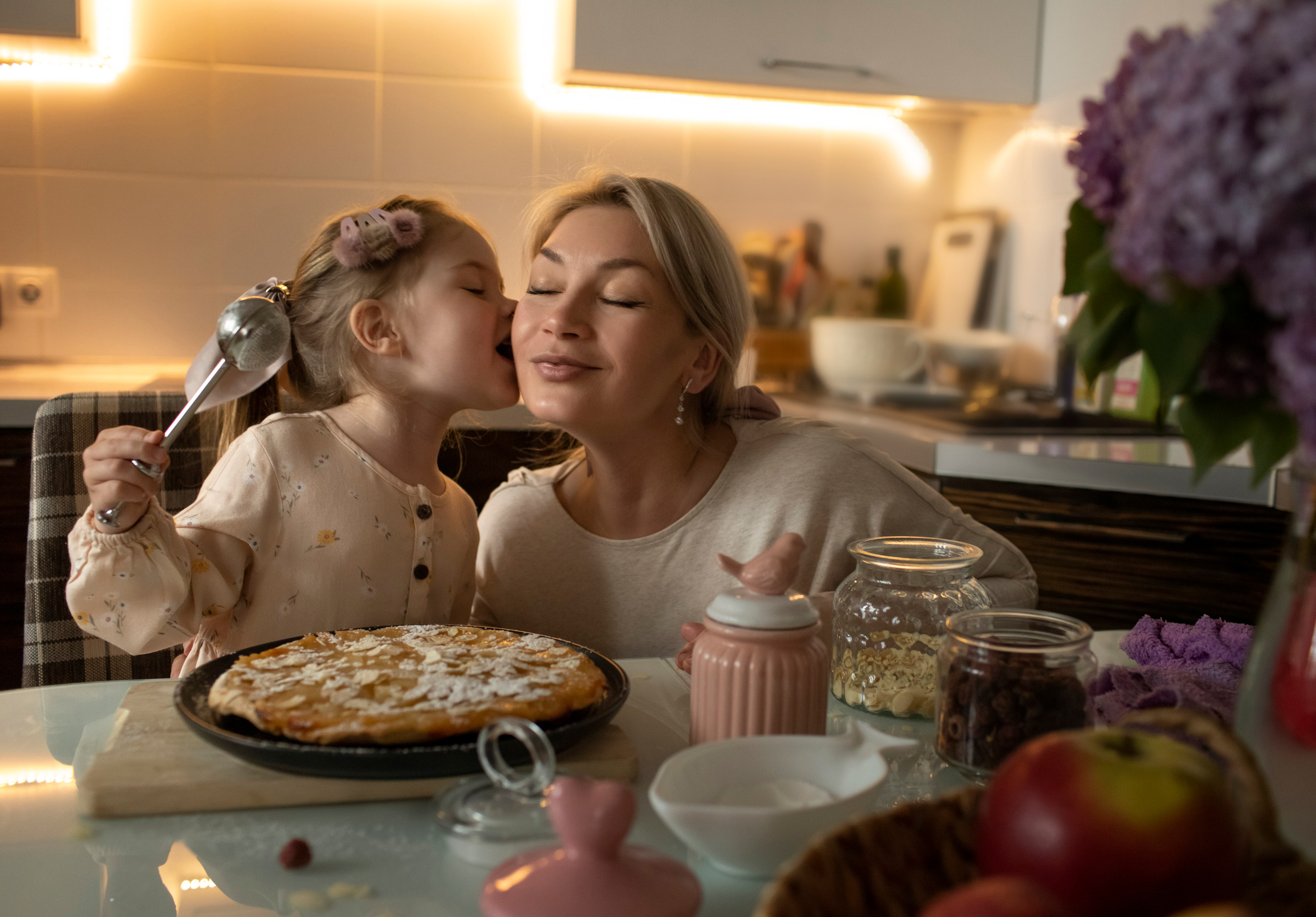 Домашняя съемка — В гостях у Алены и Ксюши. Семейный и детский фотограф в Воронеже Алена Полозкова