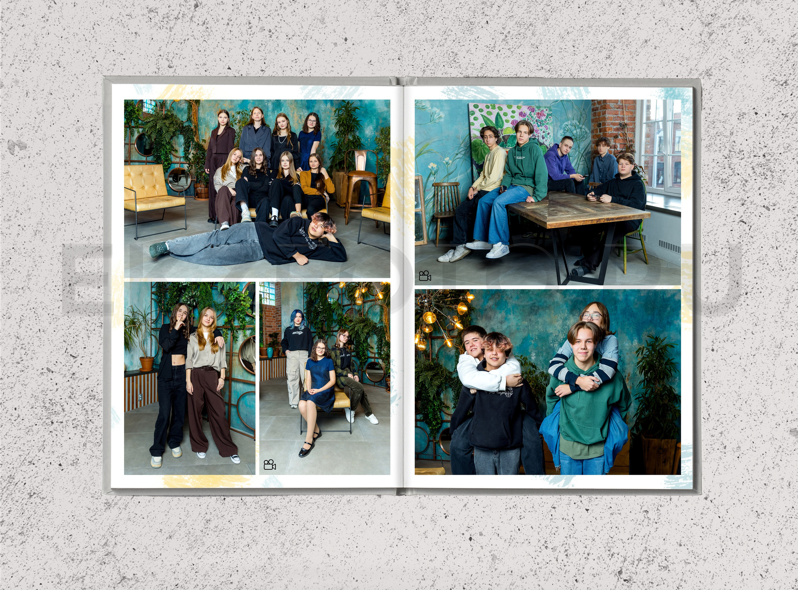 СТУДИЙНАЯ ФОТОКНИГА ВЫПУСКНИКА ШКОЛЫ 21×30 СМ 10 РАЗВОРОТОВ. Фотограф Екатерина Зайкова в Санкт-Петербурге