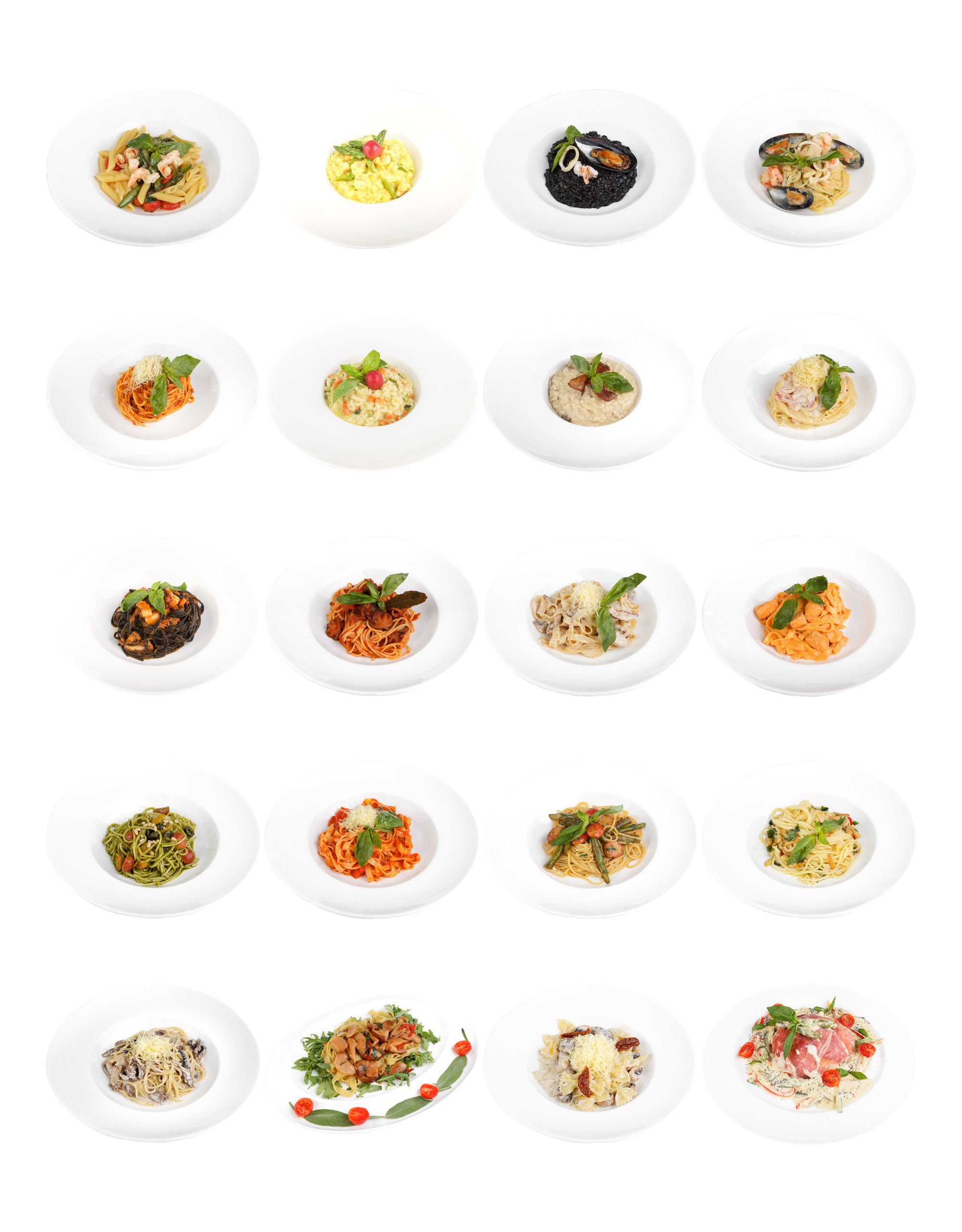 Food фотосъемка на белом фоне для меню Delivery Club (Деливери Клаб)