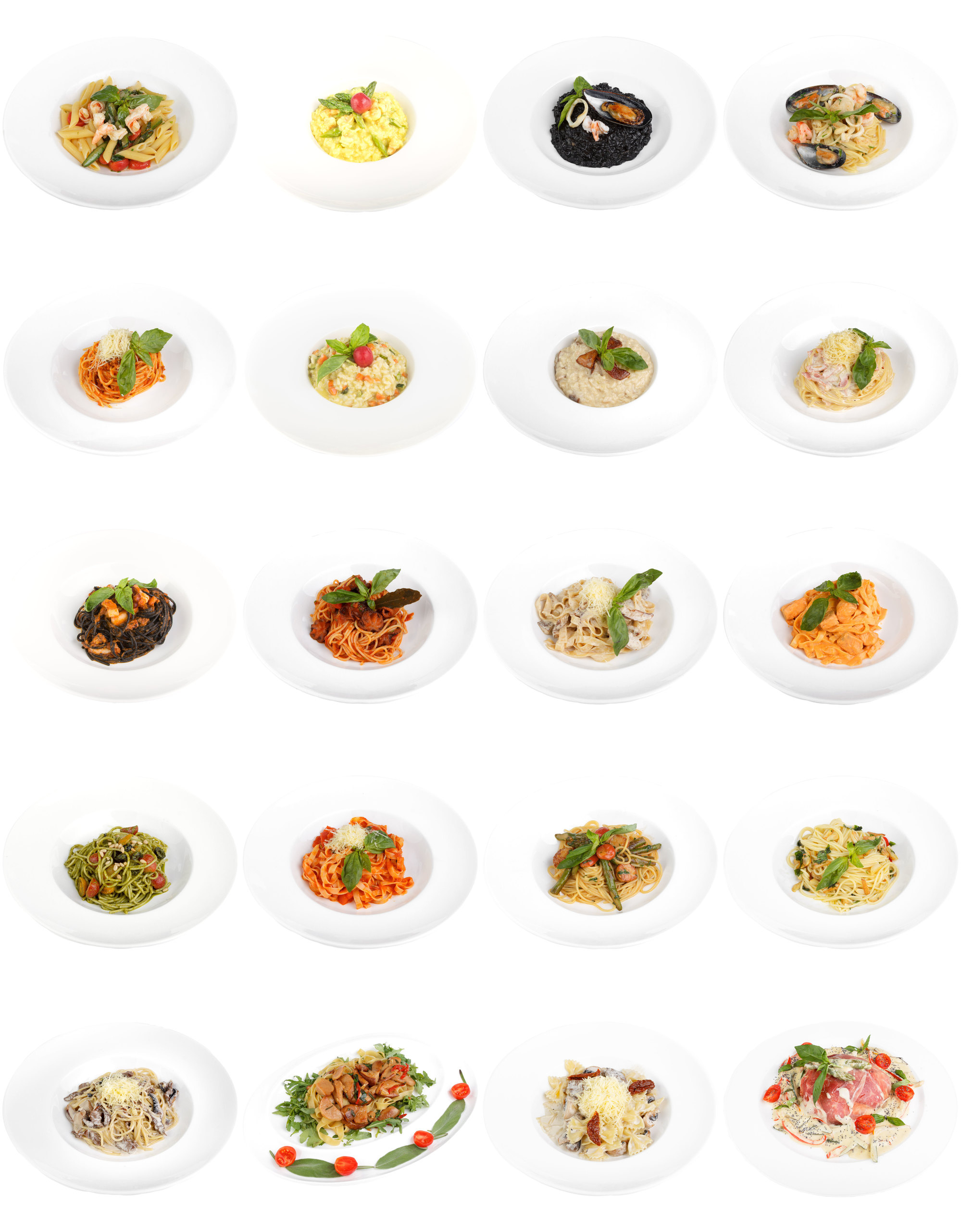 Food фотосъемка на белом фоне для меню Delivery Club (Деливери Клаб)