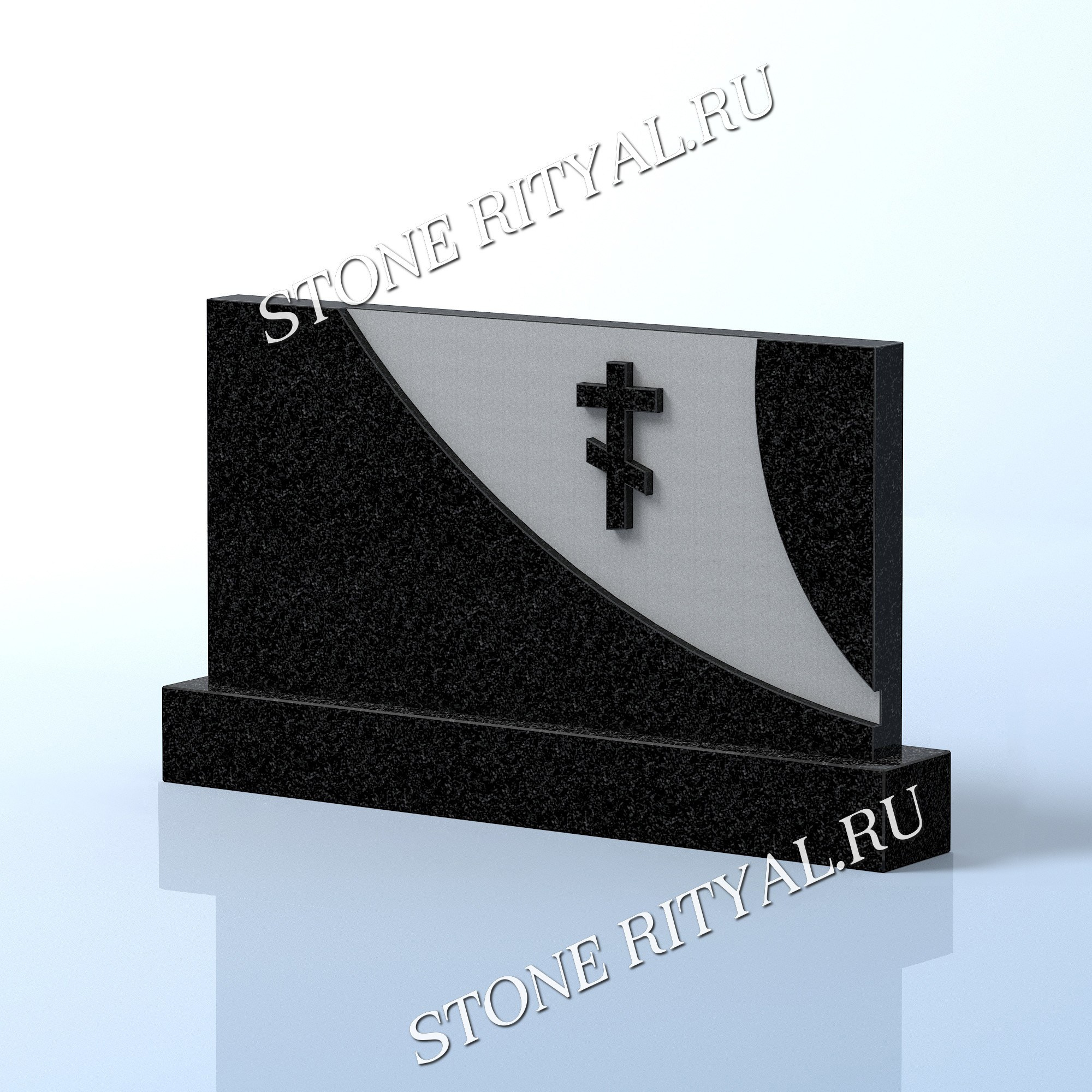 Горизонтальные памятники. Изготовление и установка памятников в Москве и МО