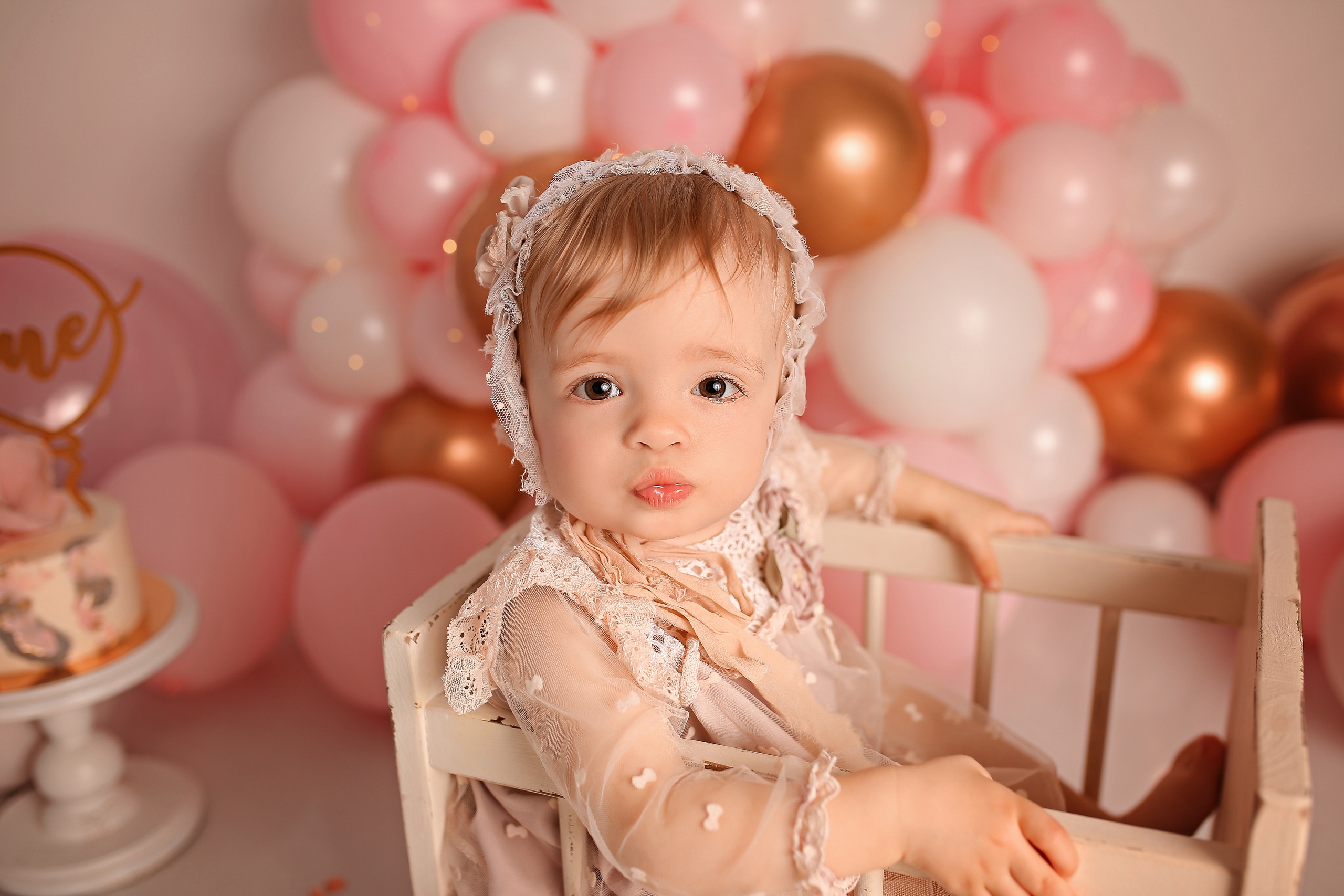 Первый тортик. Фотограф новорождённых и малышей до года в Оренбурге Елена Кульниязова