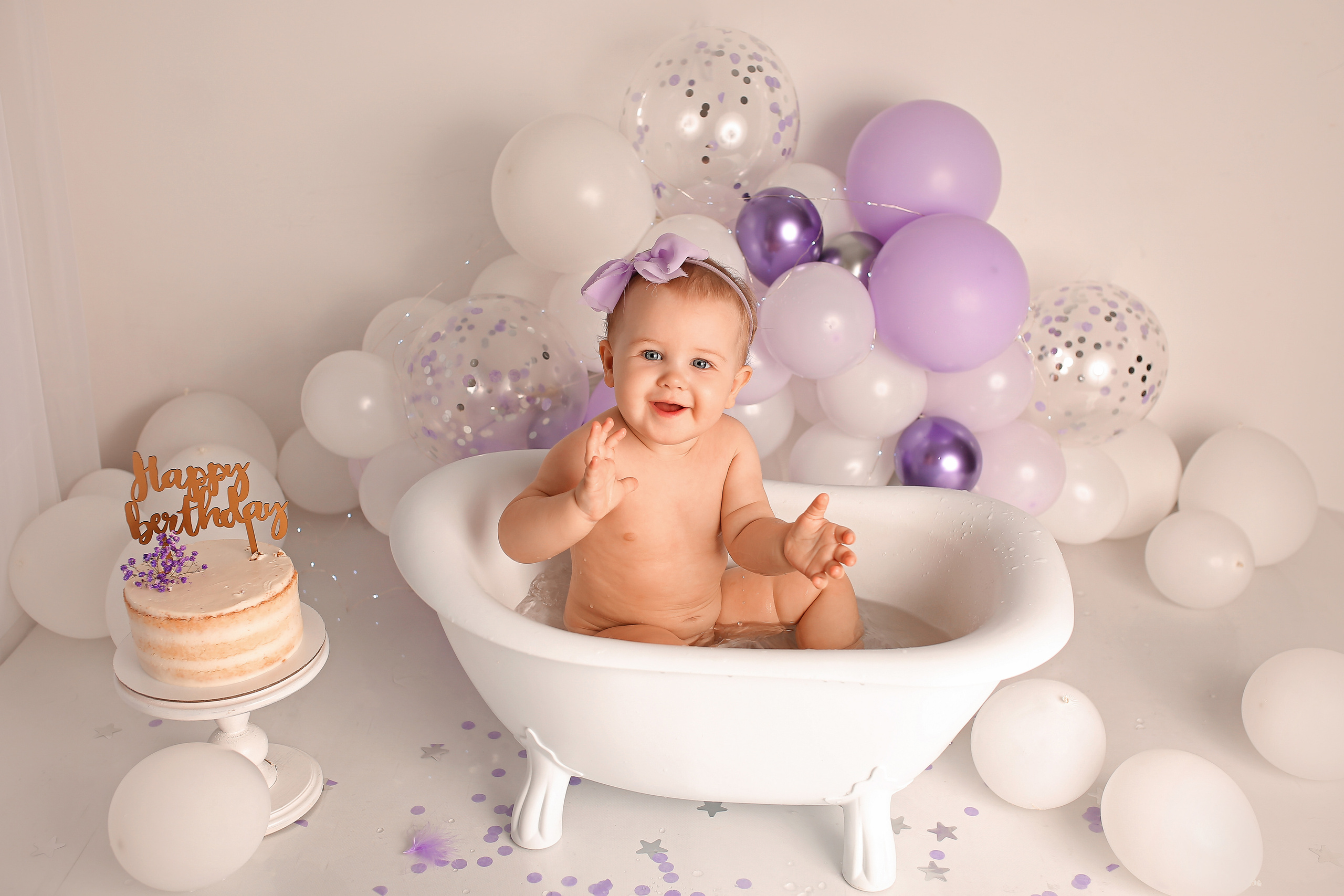 Первый тортик. Фотограф новорождённых и малышей до года в Оренбурге Елена Кульниязова