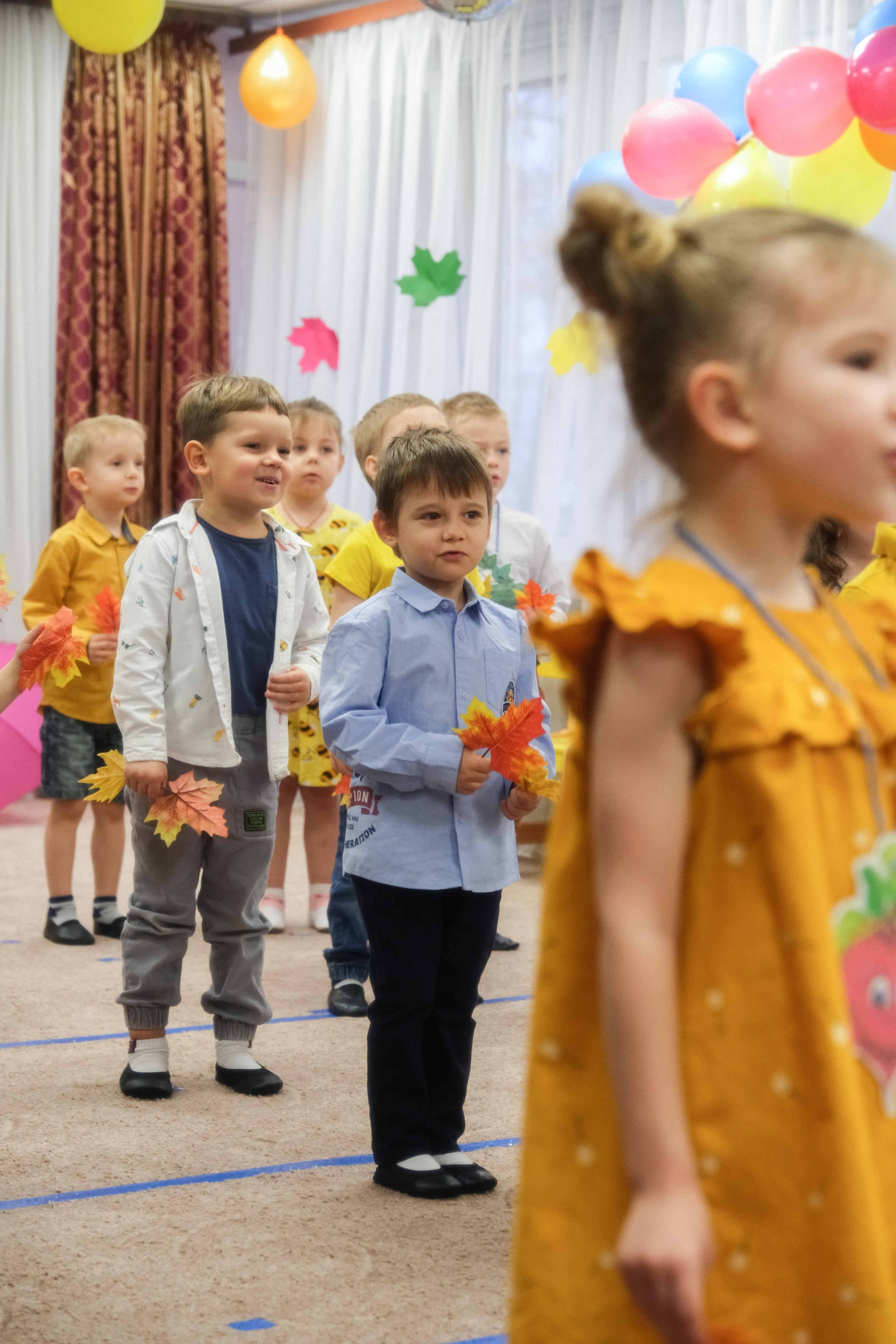 Праздник осени в детском саду. Семейный фотограф в Москве Кондрашова Ирина