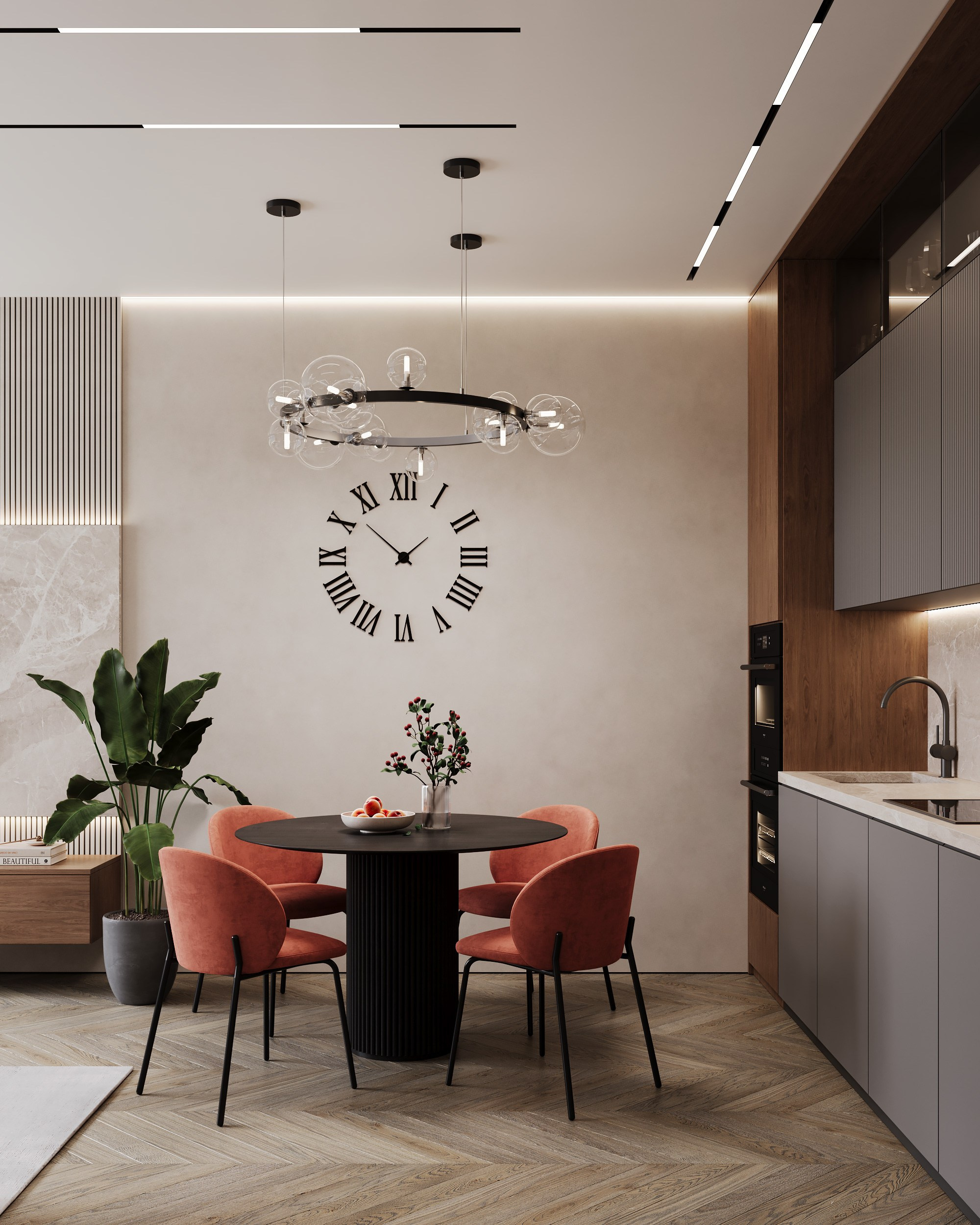 Western Port. Дизайн интерьера | 3D визуализация | Миланская Марина