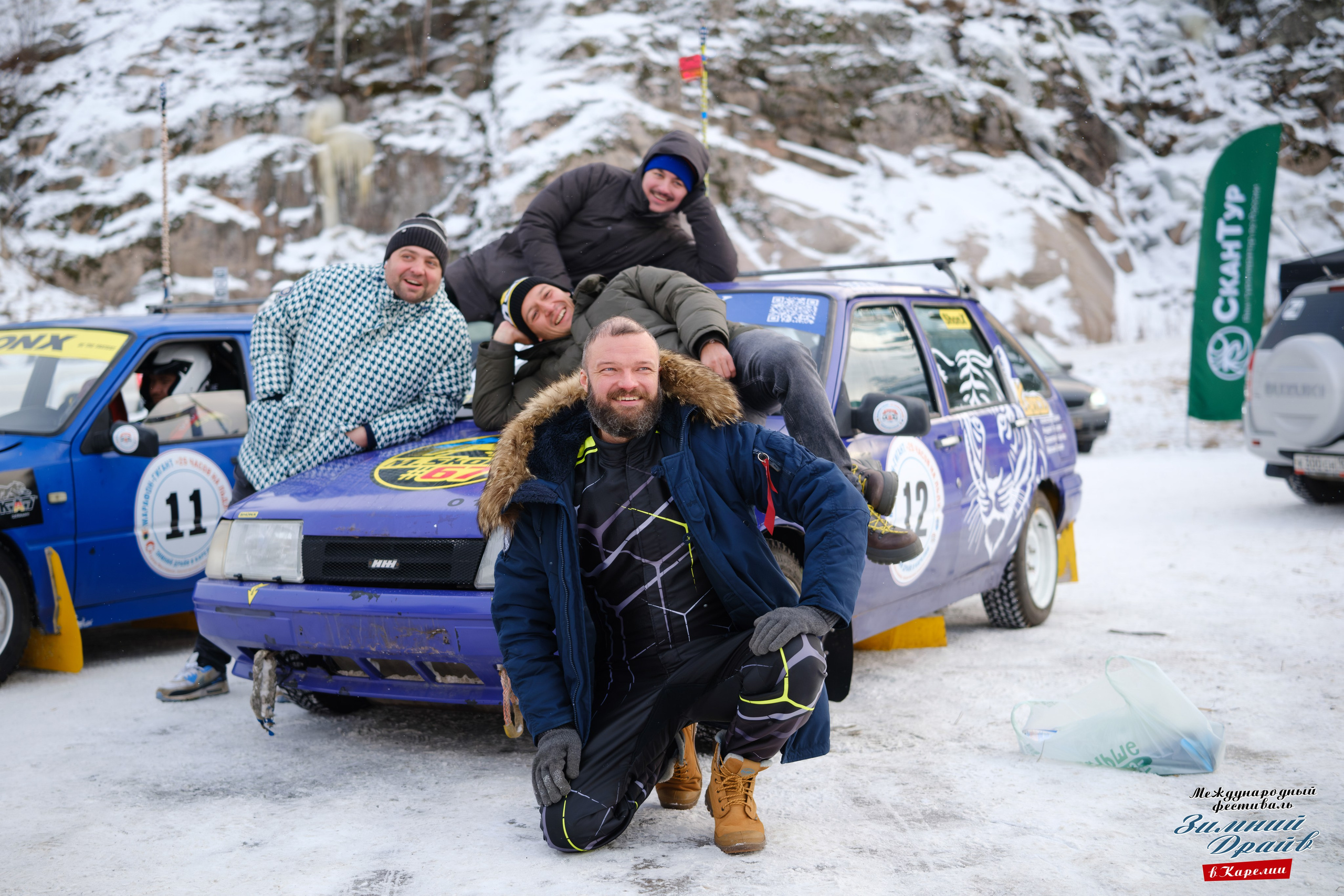 «Зимний Драйв в Карелии» Авто Марафон-гигант «25 часов на льду» Илона Накутис, Николай Грязин, джимхана, фотограф Антон Медведев, icoguar, Сортавала, Карелия