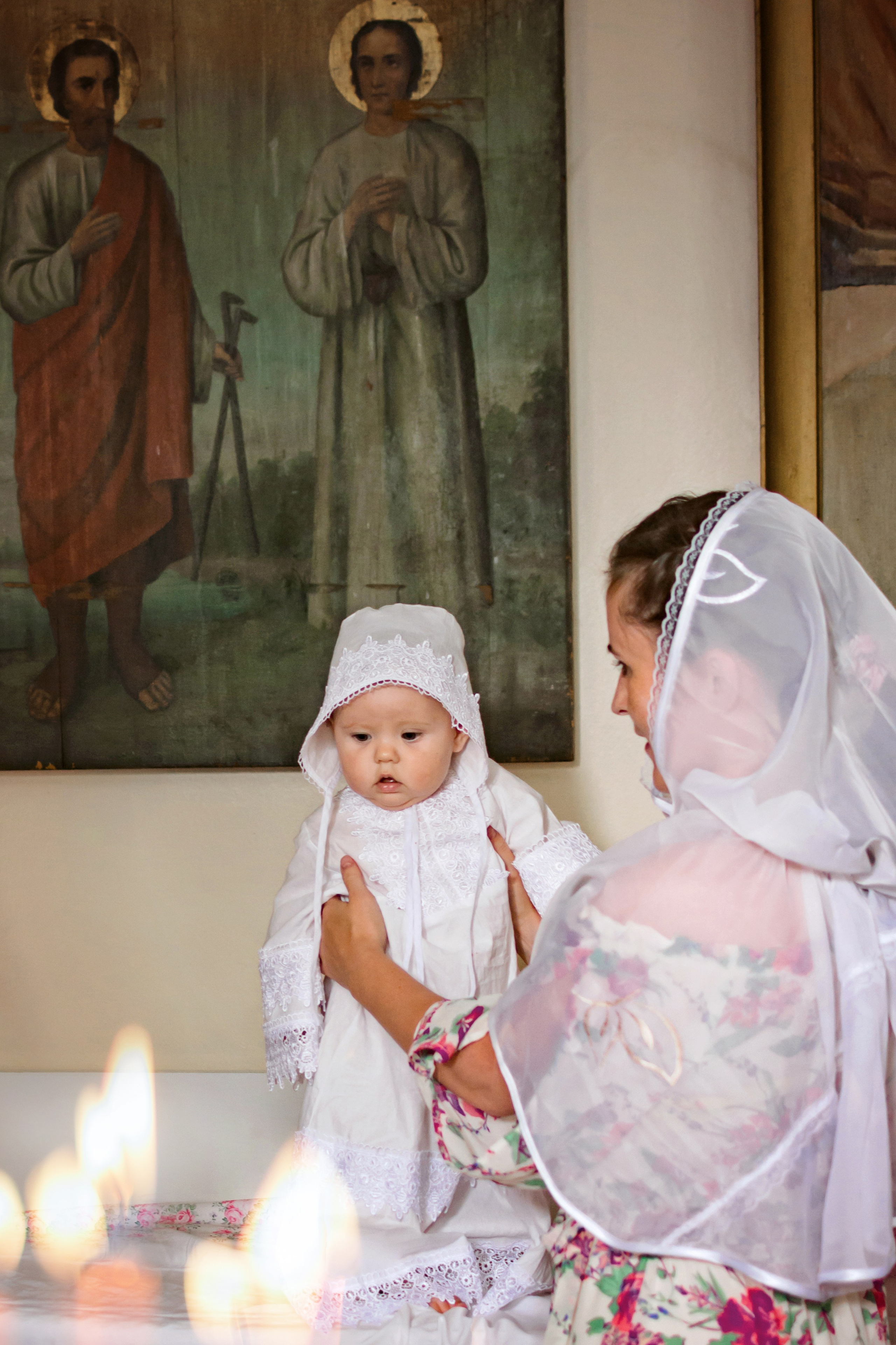 фотограф новорожденных на крещение