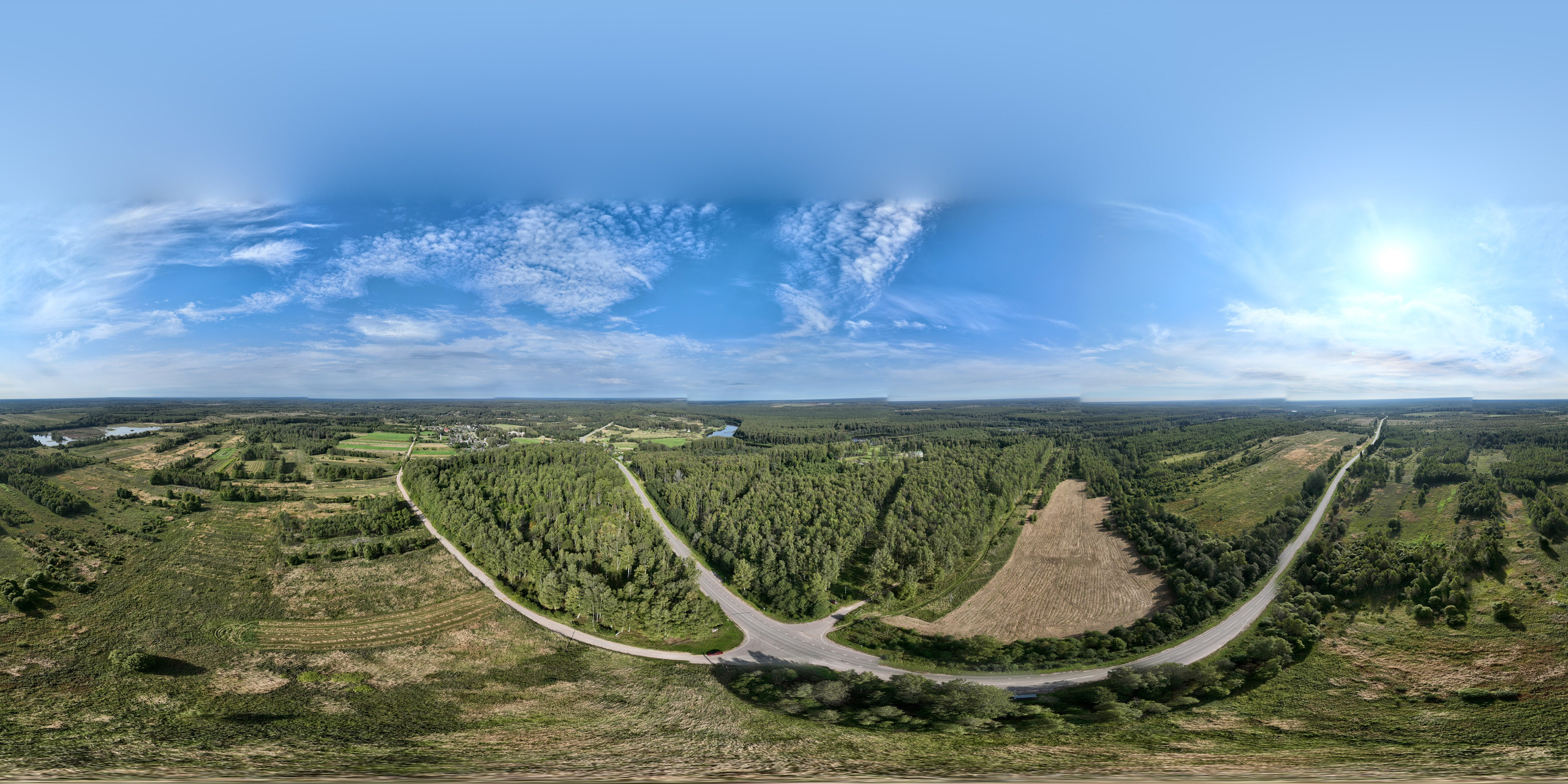 Панорама с квадрокоптера