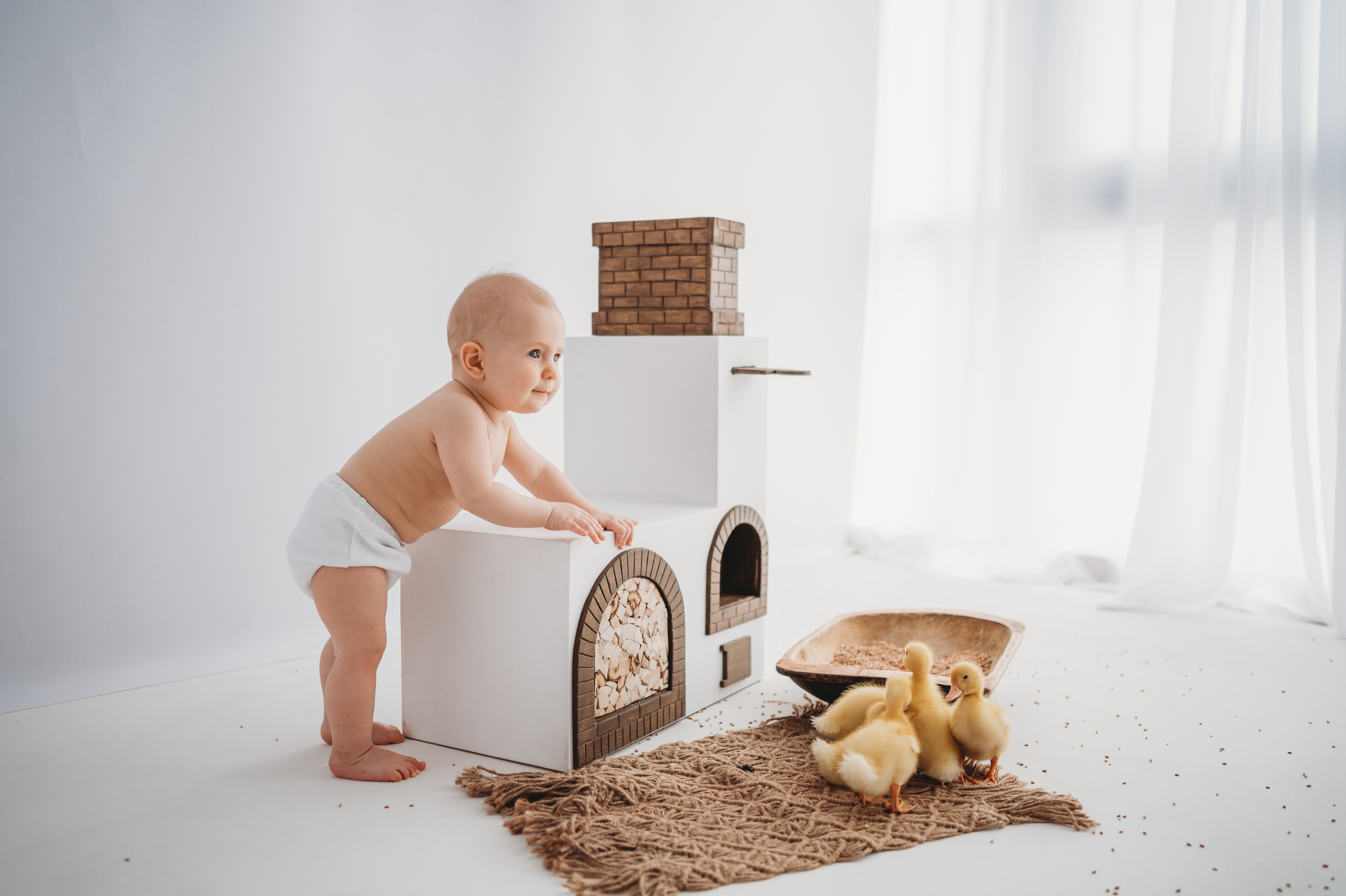 Тимоша и утята. Детский и семейный фотограф Ирина Гладких