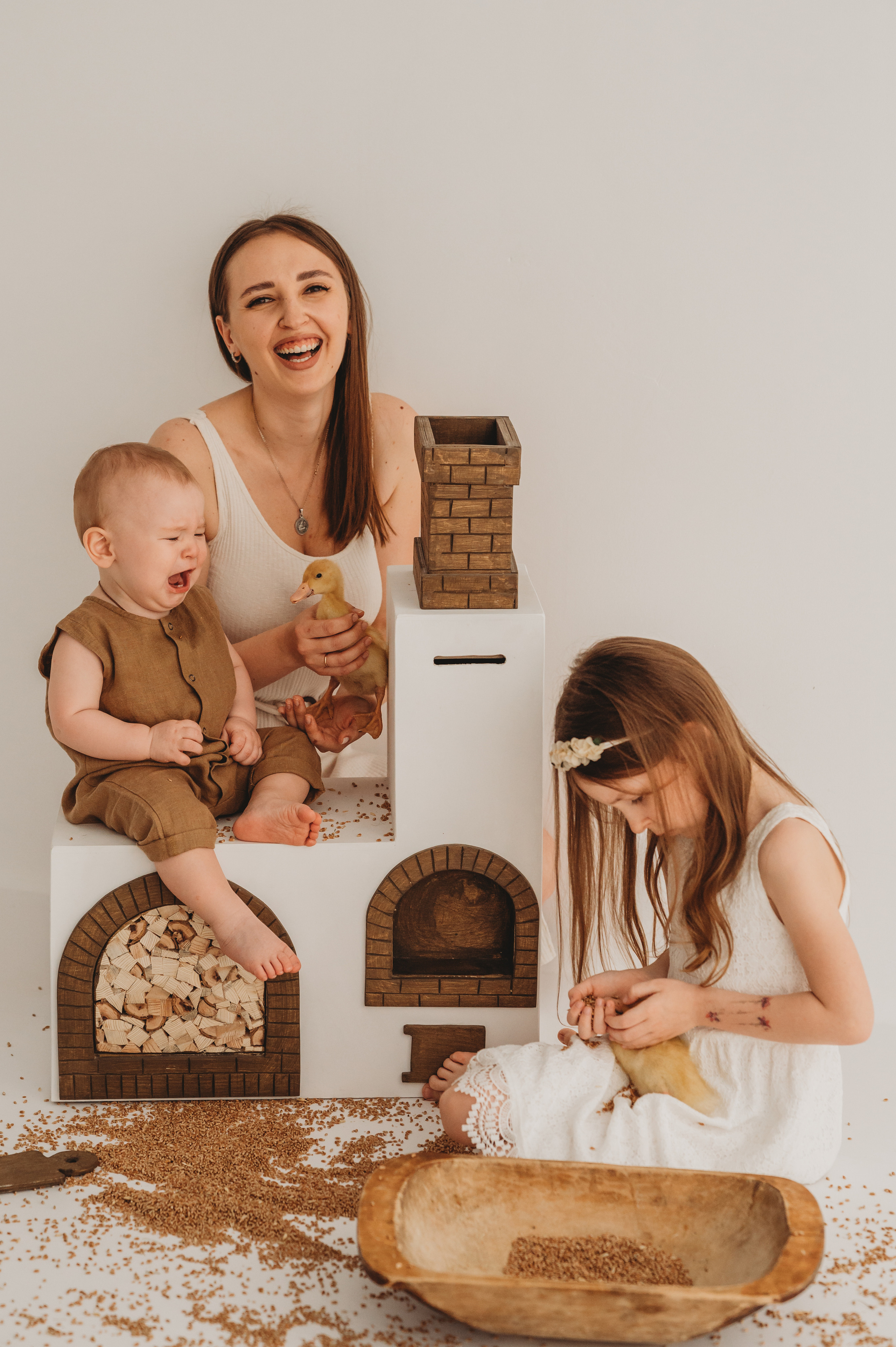 Артемий, София и утята. Детский и семейный фотограф Ирина Гладких