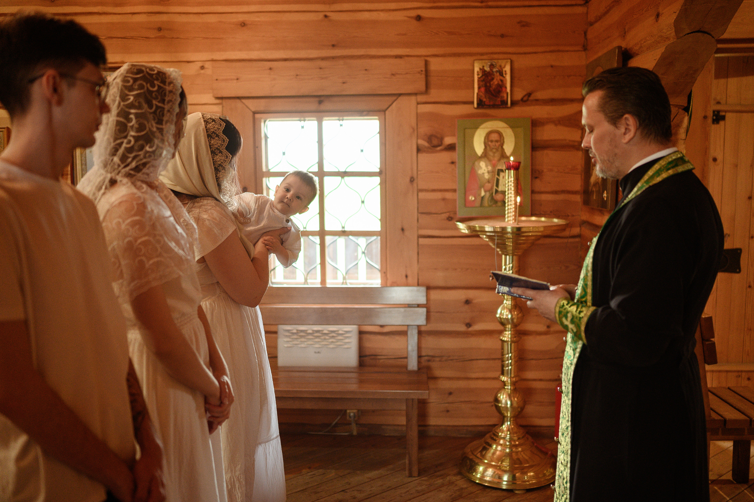 Крещение Акима. Детский и семейный фотограф Ирина Гладких