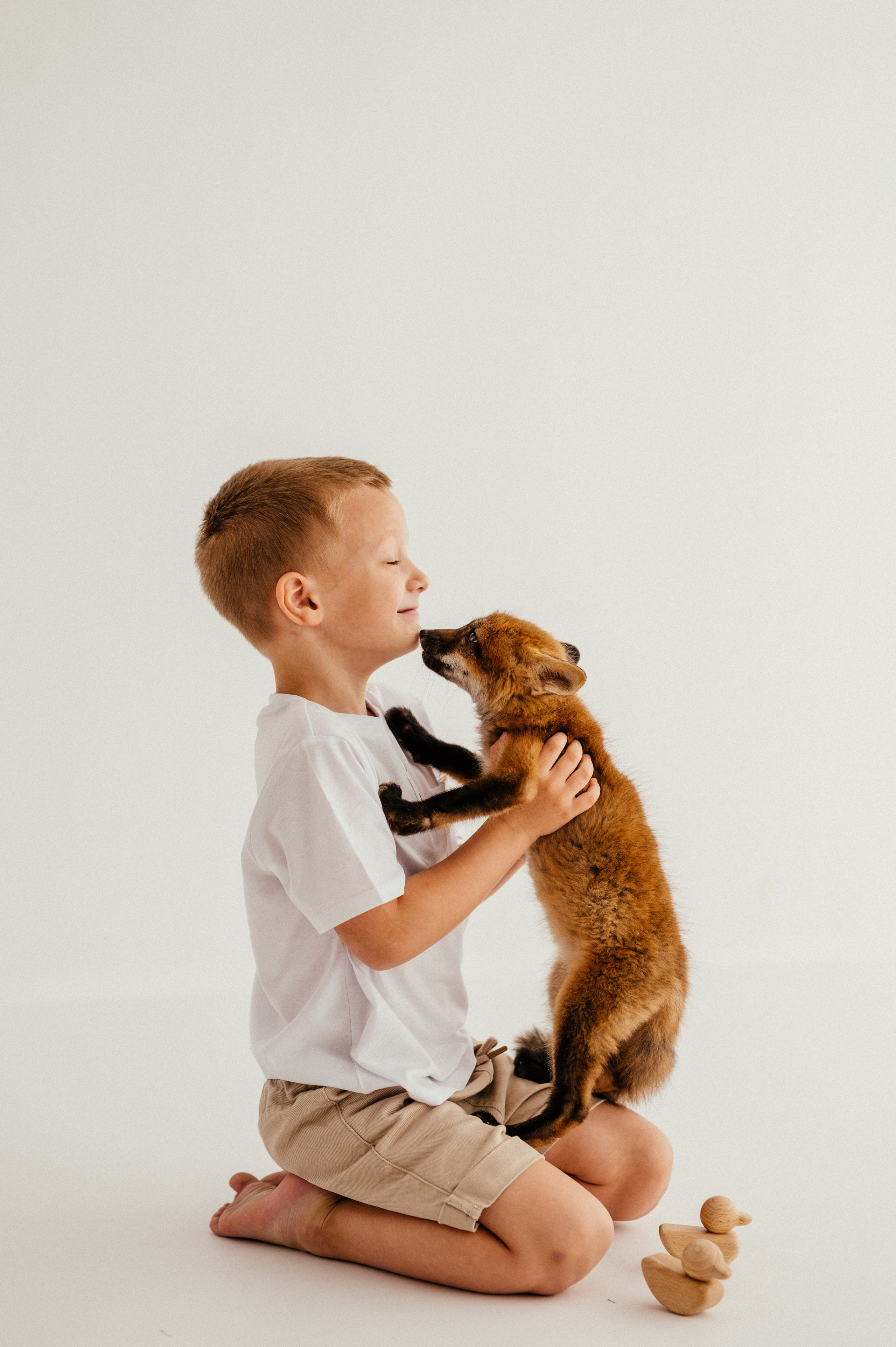 Марк и лисичка. Детский и семейный фотограф Ирина Гладких