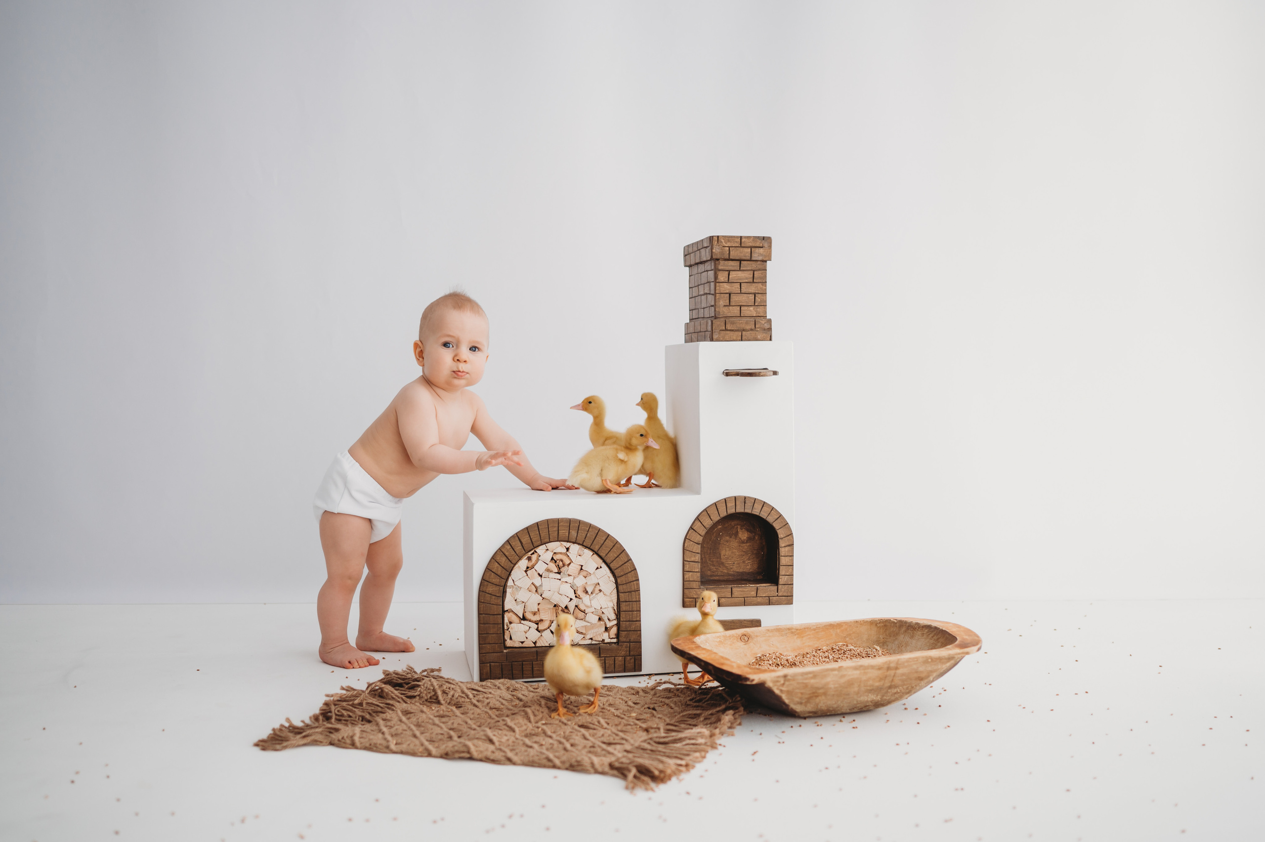 Тимоша и утята. Детский и семейный фотограф Ирина Гладких