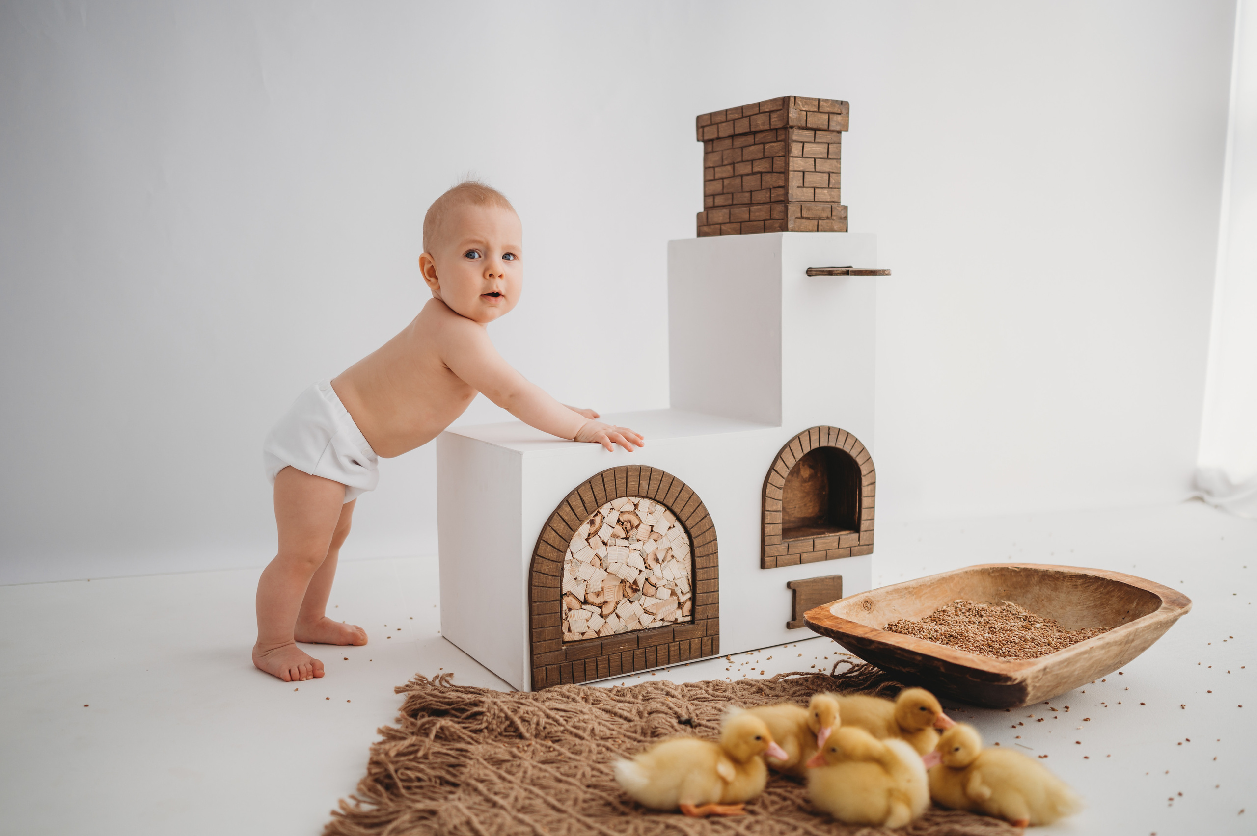 Тимоша и утята. Детский и семейный фотограф Ирина Гладких