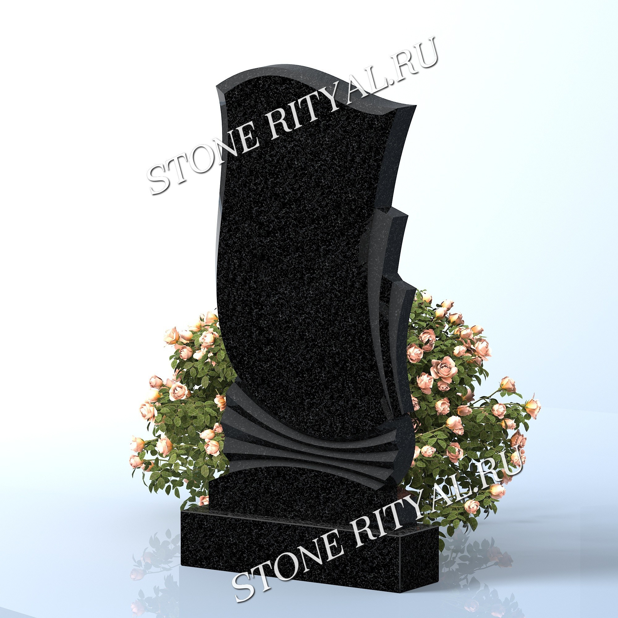 Вертикальные памятники прямые. Изготовление и установка памятников в Москве и МО