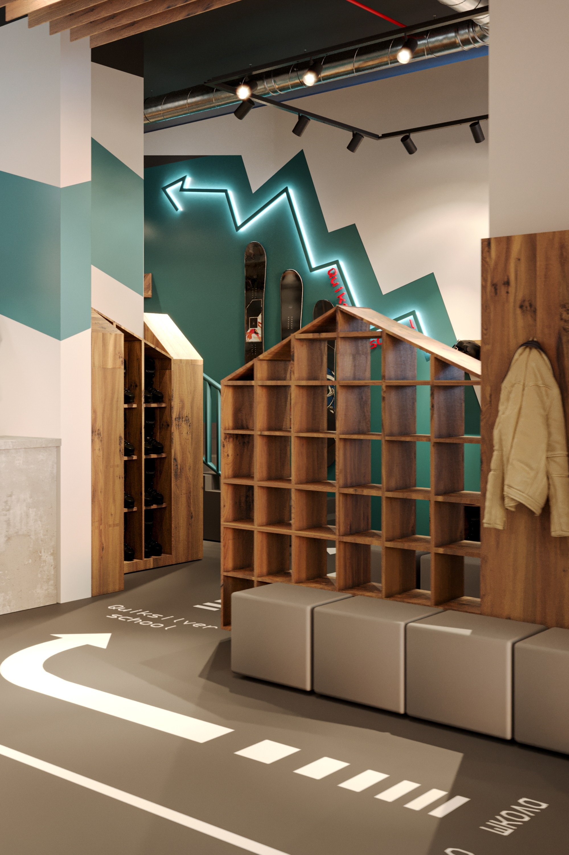 Детская горнолыжная школа Quiksilver school. Анна Терентьева — Дизайнер интерьера в Сочи