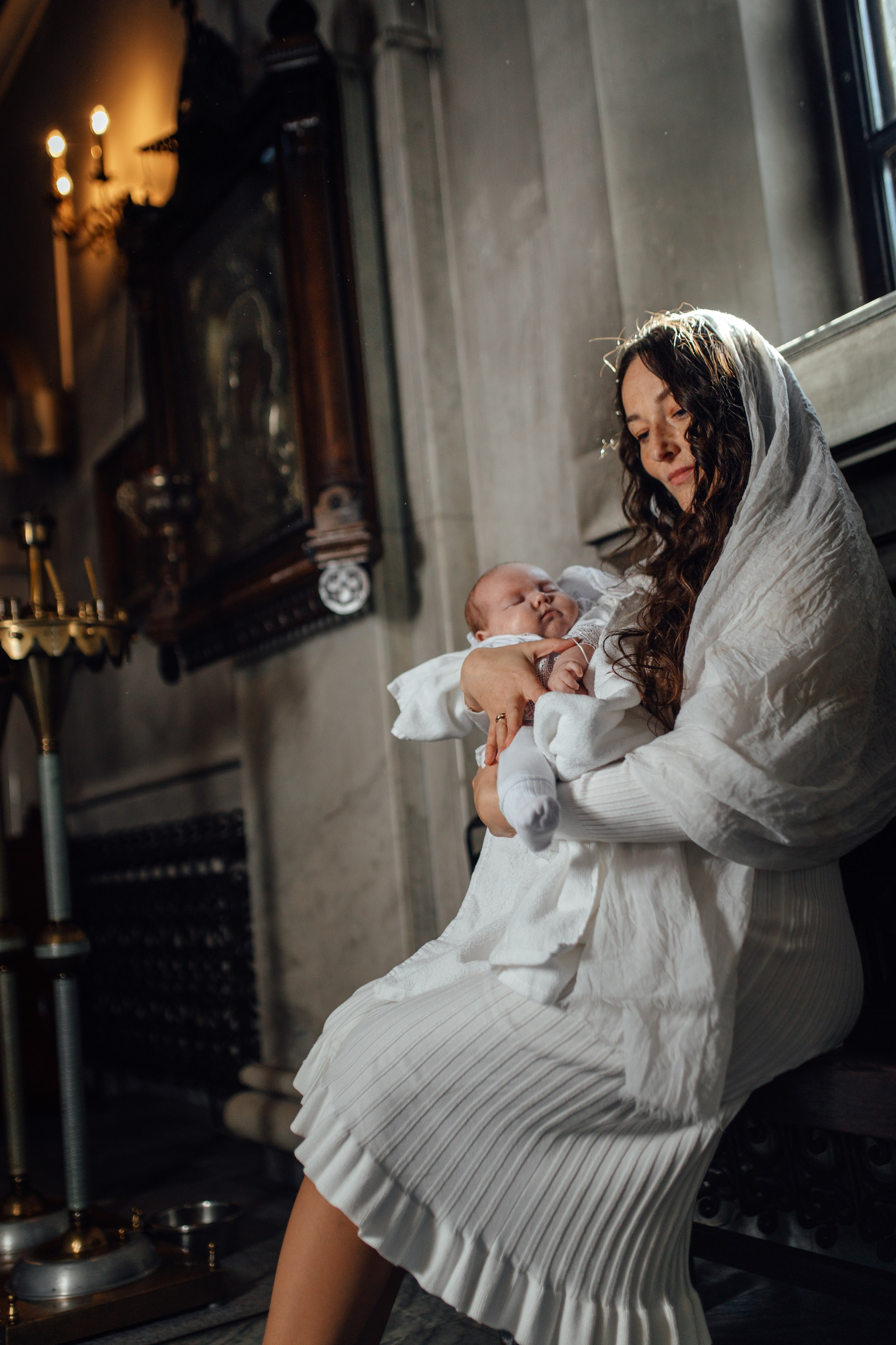 Крещение Тимура, храм иконы Божье Матери Всех Скорбящих Радость