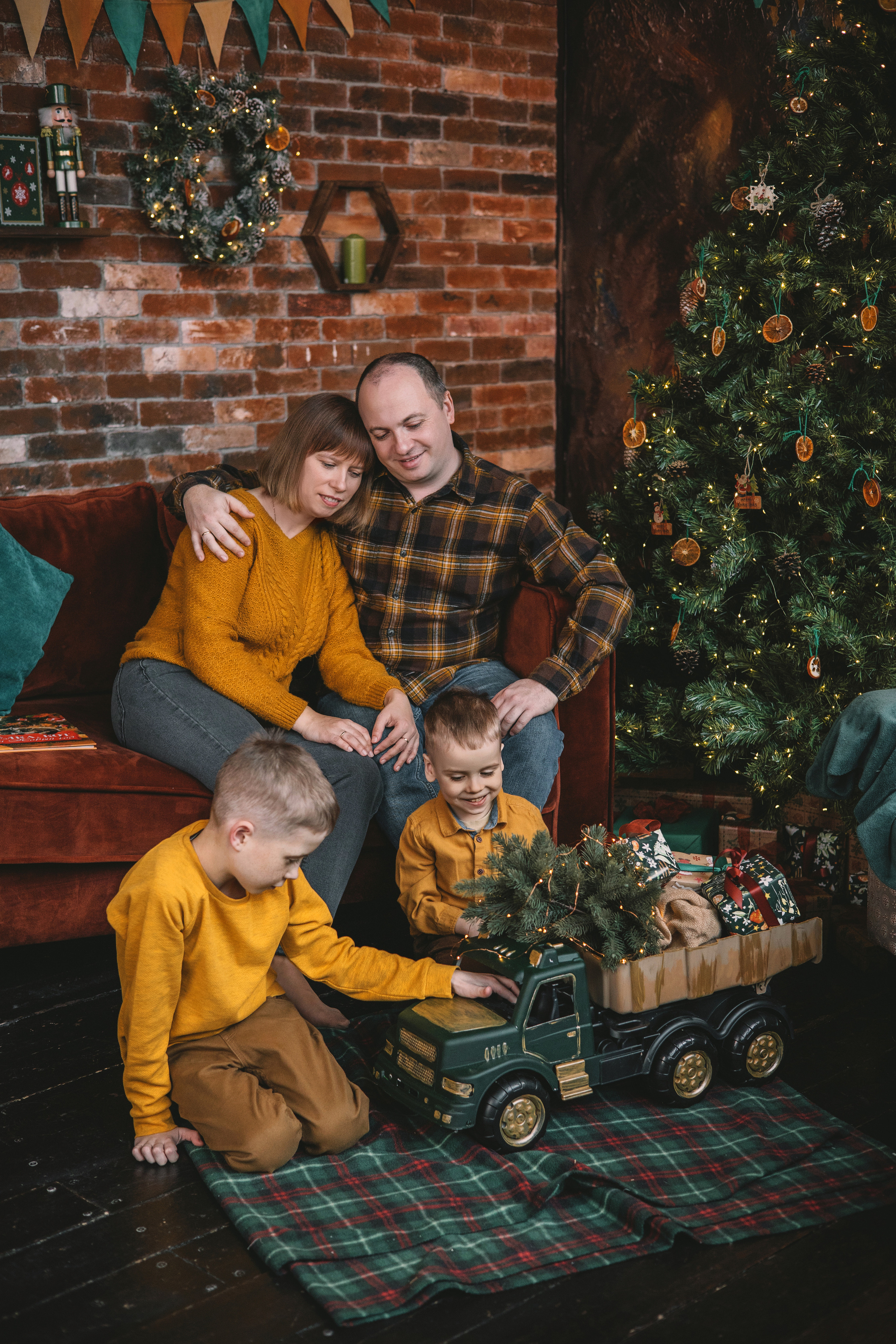 Семейная съёмка в студии