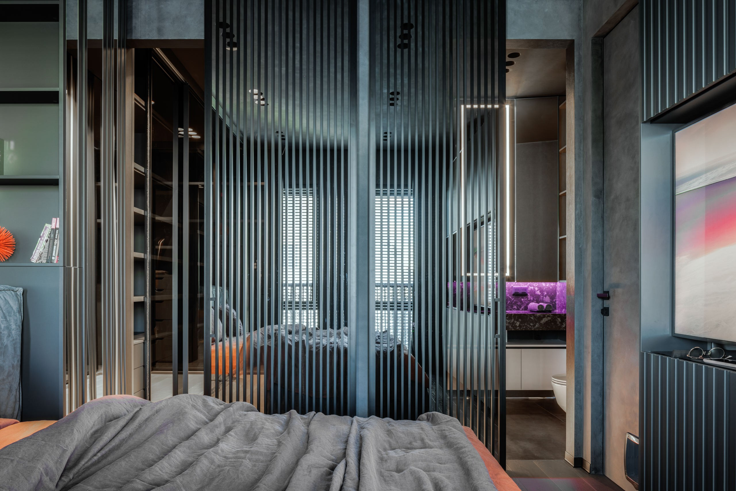 Неоновая квартира в ЖК "Мостман"Интерьерный фотограф Коваль Илья. Коваль Илья — Интерьерный и архитектурный фотограф