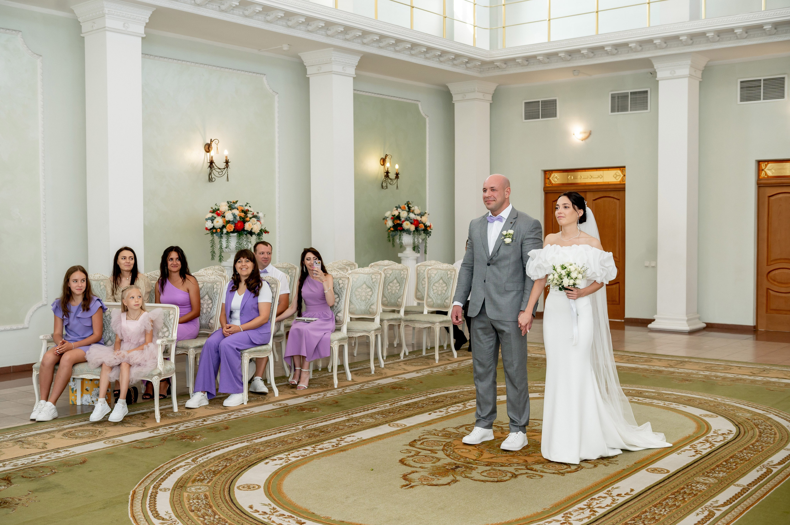 Летняя свадьба В Санкт-Петербурге и красивой выездной регистрацией Даши и Саши. Воздушная свадебная фотосессия в Петербурге. Портретный, семейный и свадебный фотограф в Санкт-Петербурге и в Пушкине Ширяев Денис