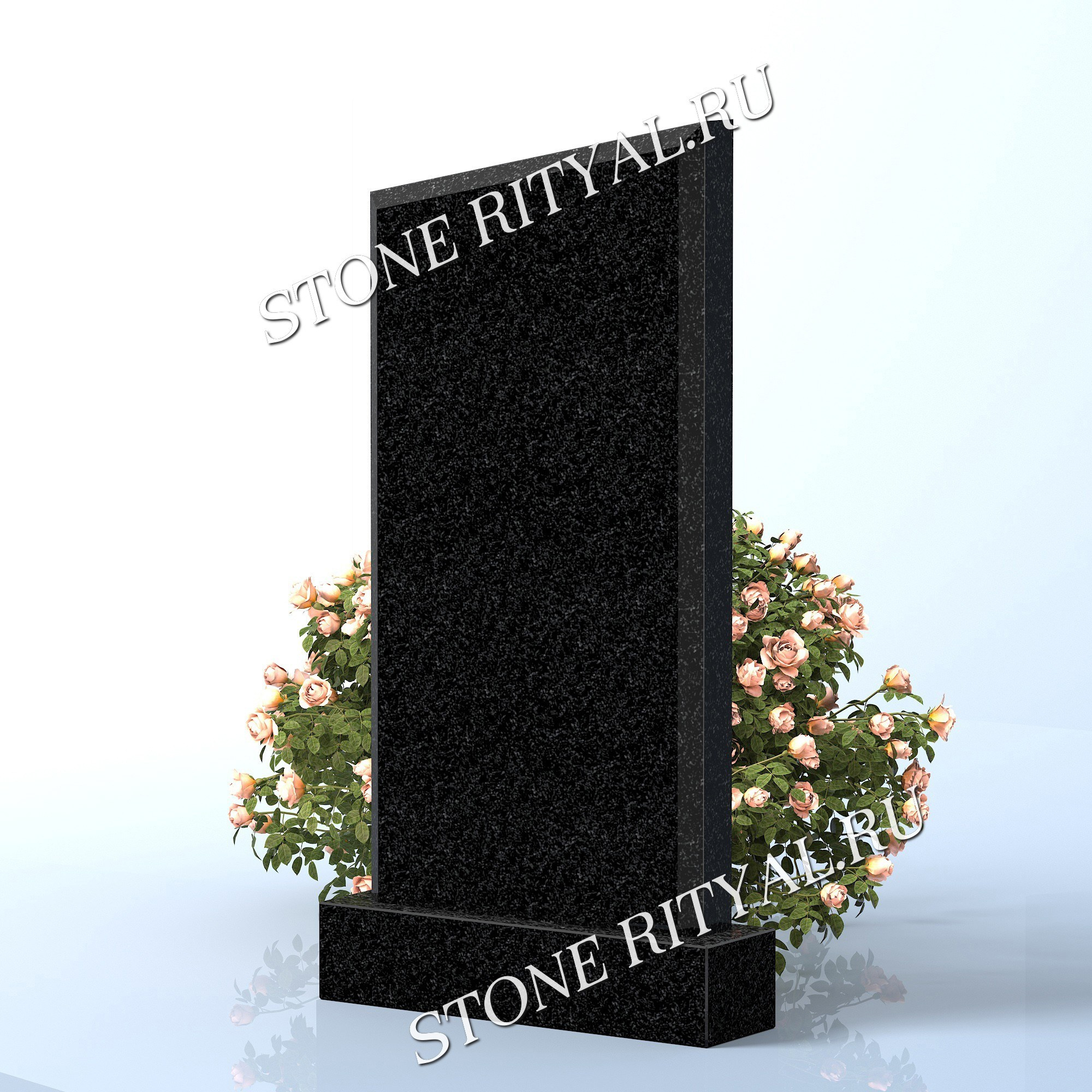 Вертикальные памятники прямые. Изготовление и установка памятников в Москве и МО