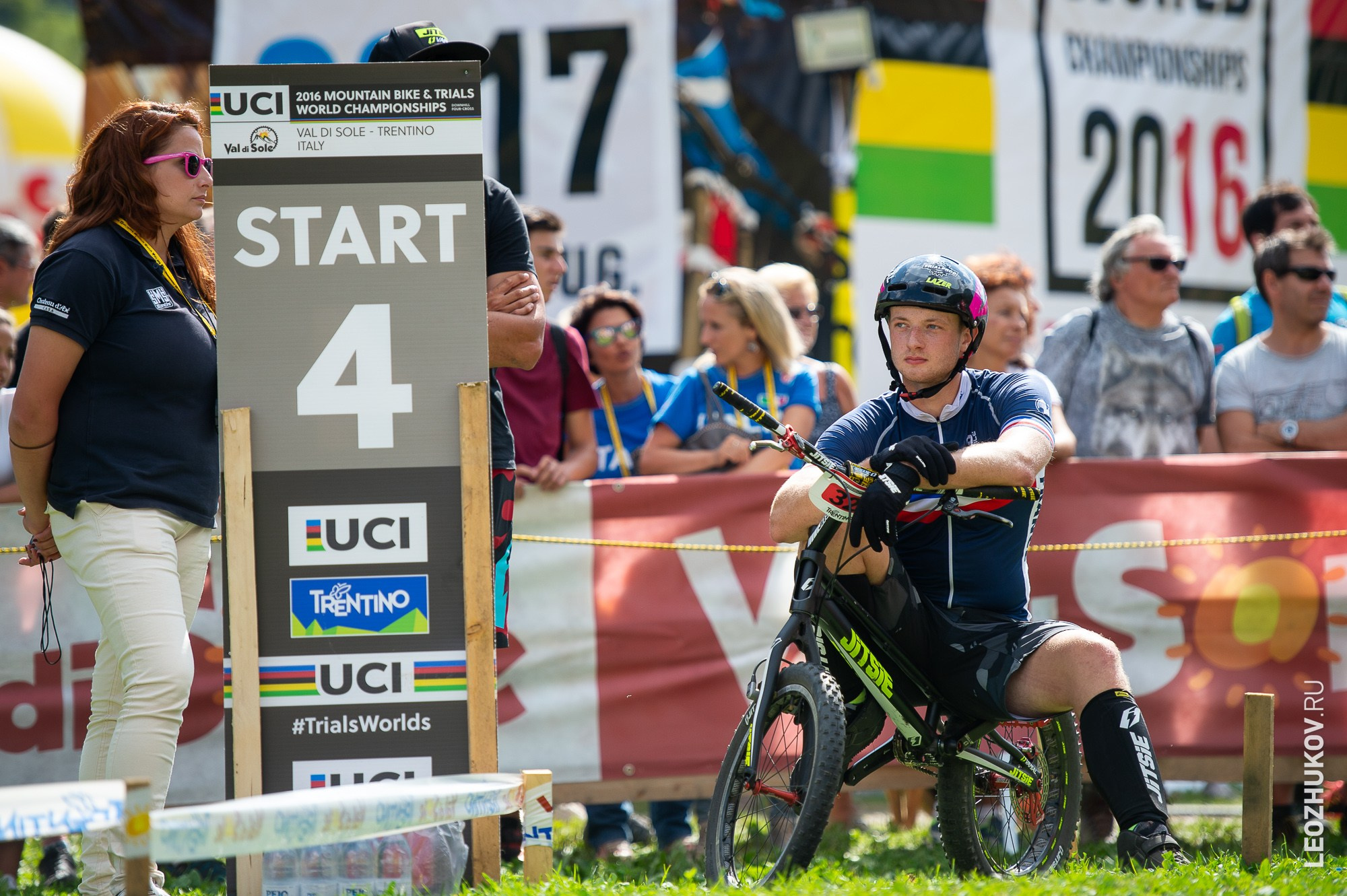 UCI Trials World Championships 2016 — finals. Sports photographer Leonid Zhukov