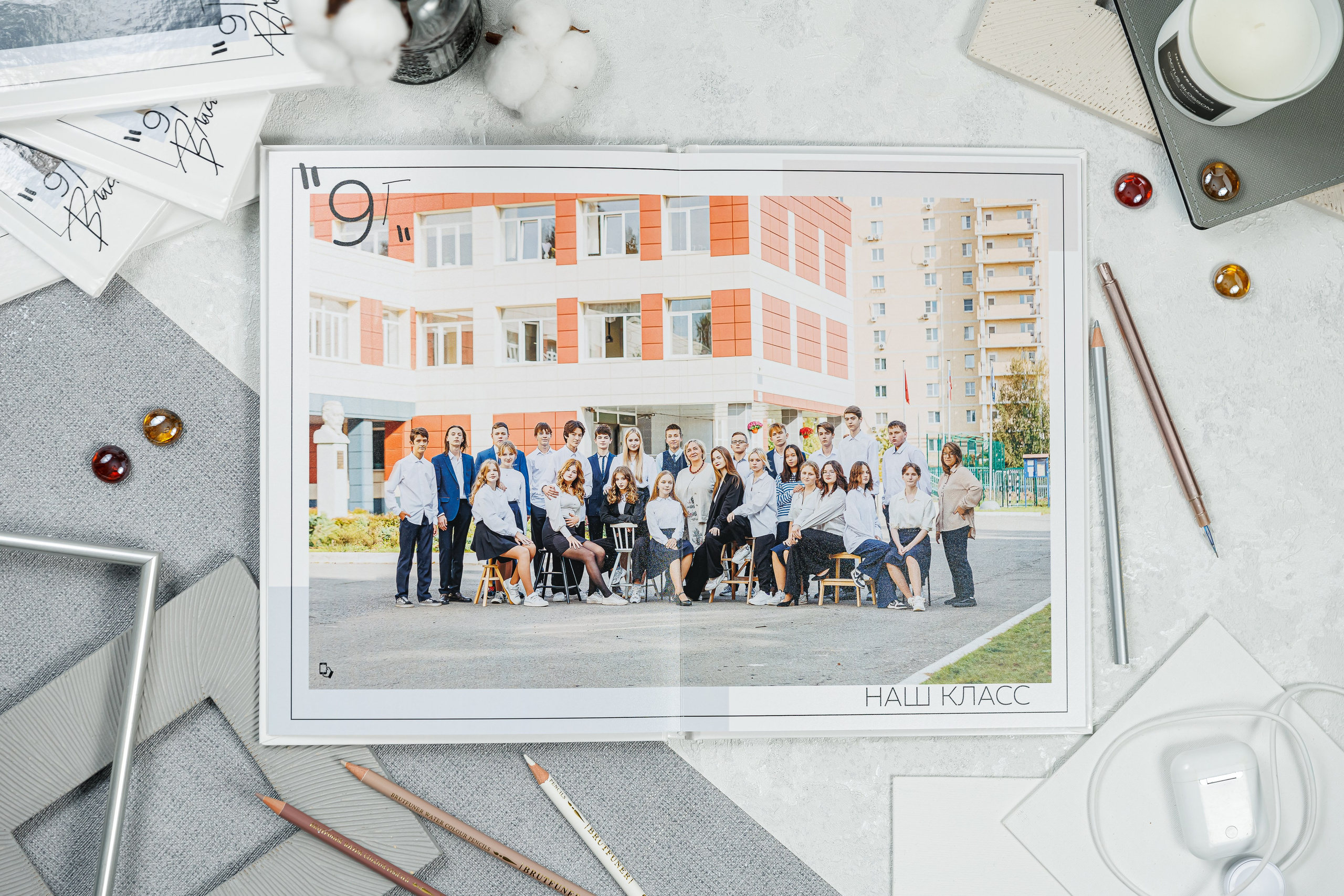 Персональные альбомы 9, 11 класс. Семейный и детский фотограф Комина Елена, Власиха, Одинцово