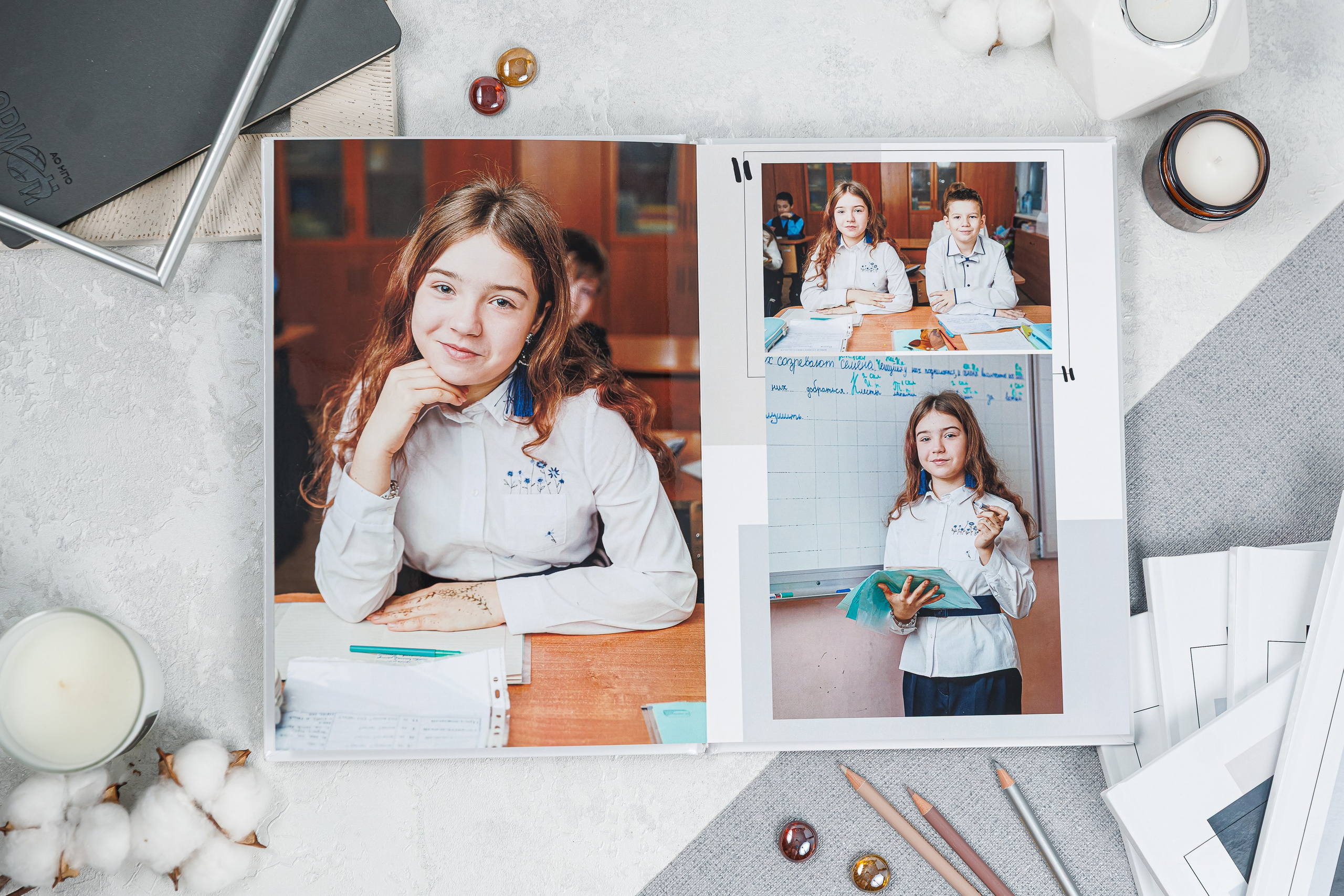 Выпускные альбомы 4 класс. Семейный и детский фотограф Комина Елена, Власиха, Одинцово