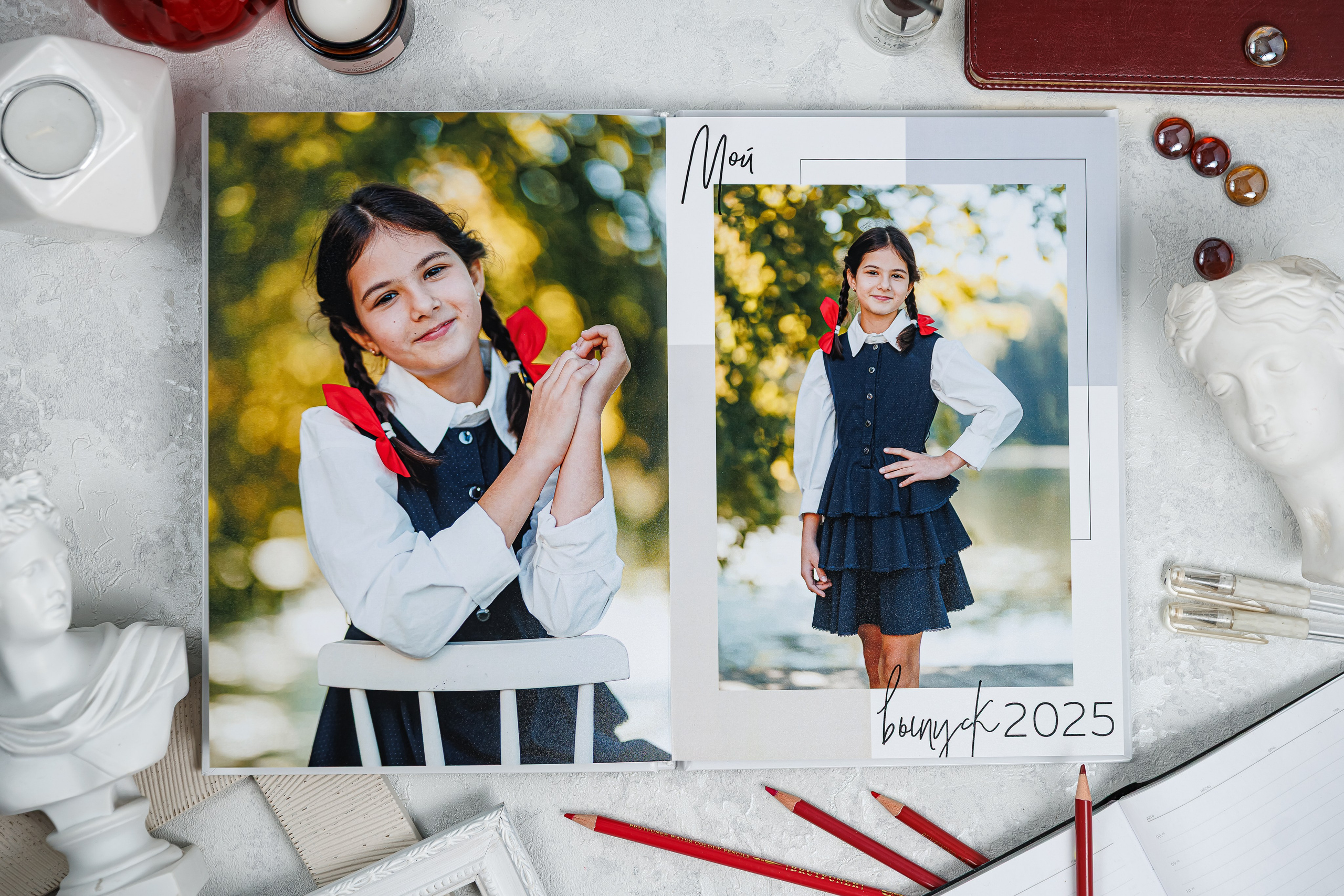 Выпускные альбомы 4 класс. Семейный и детский фотограф Комина Елена, Власиха, Одинцово