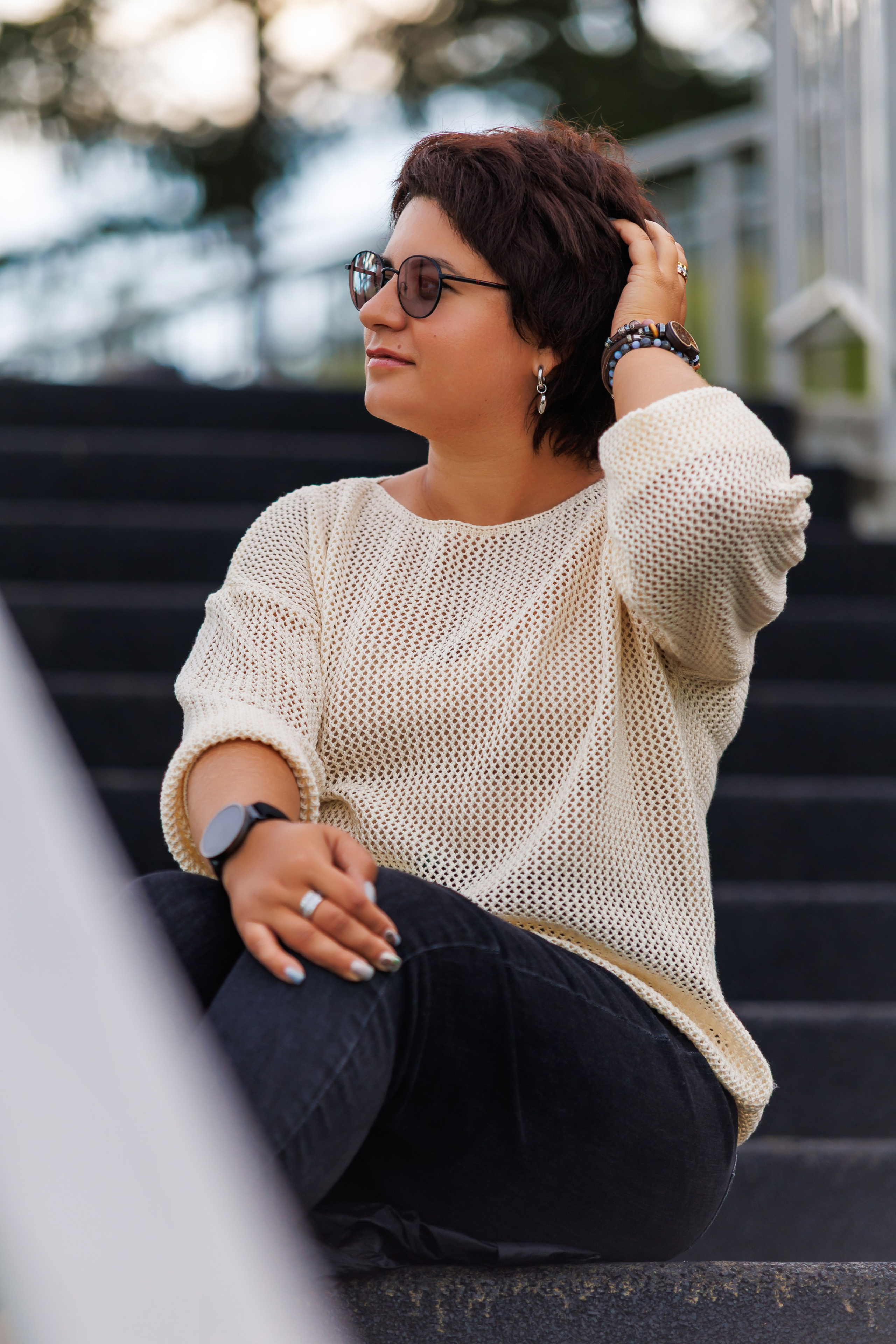 Фотосессия Анастасии в Нагорном парке. Фотограф в Барнауле Юлия Бобровских