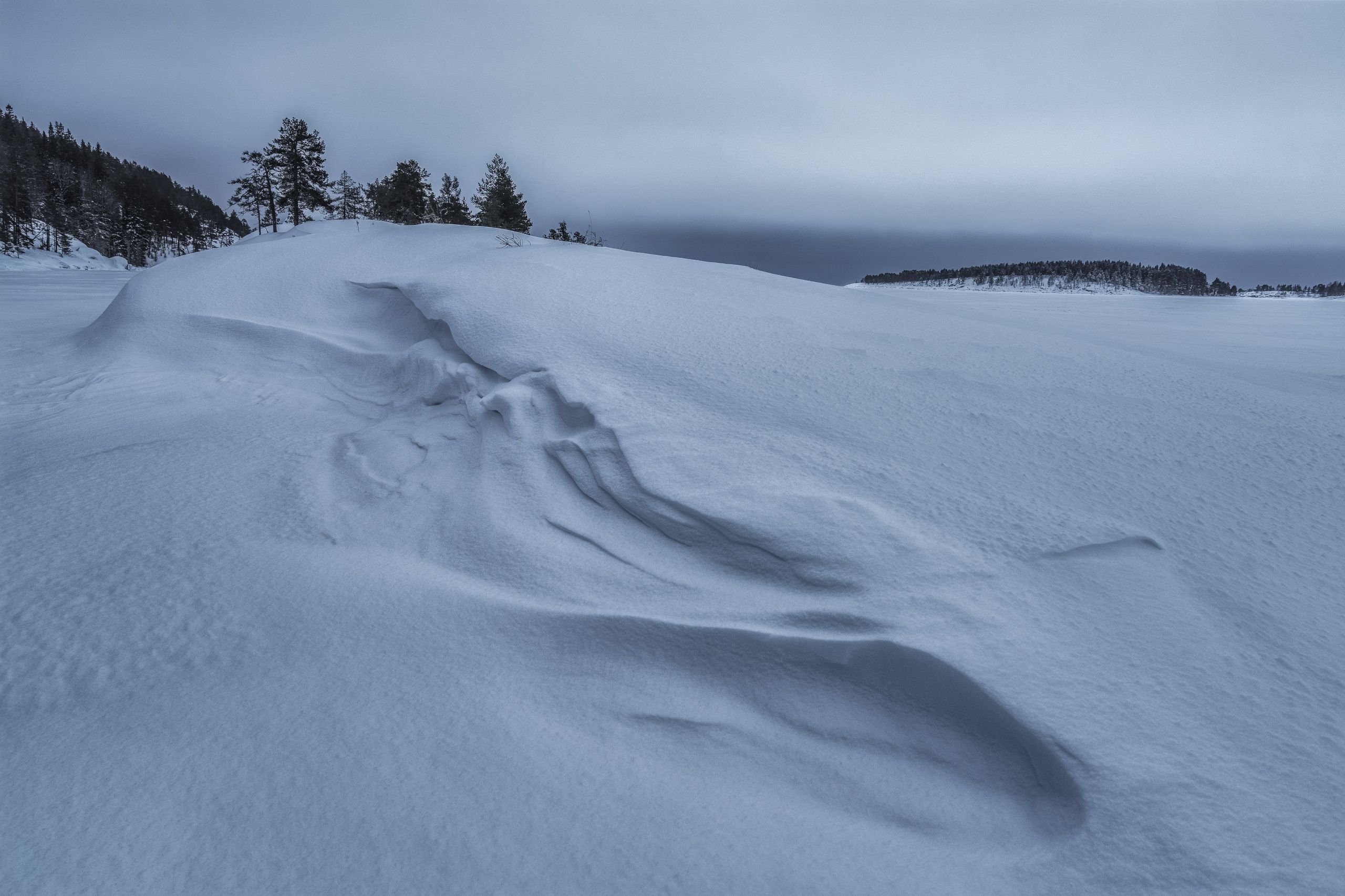 Зимняя Ладога. Январь