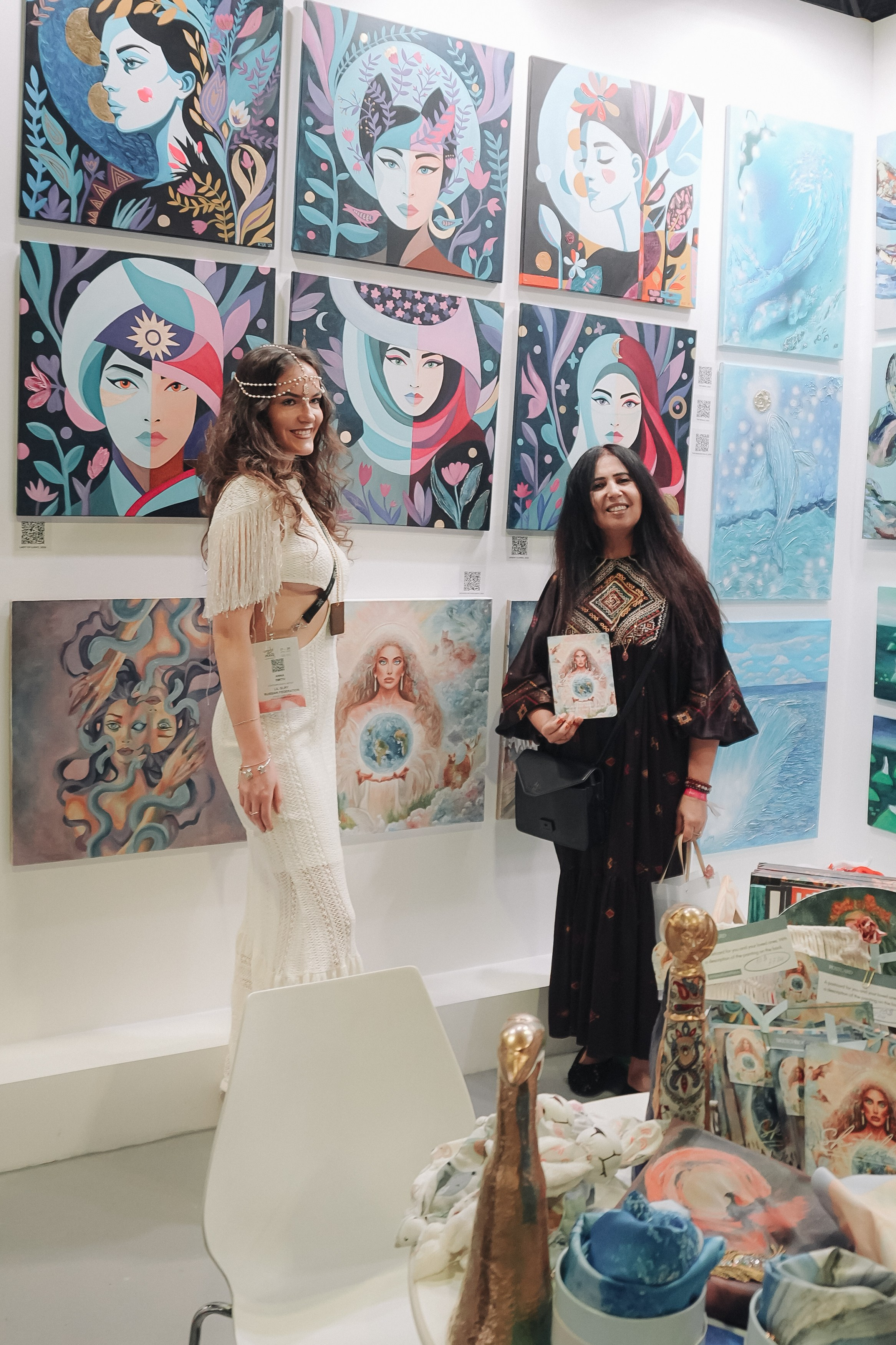 WORLD ART DUBAI 2025. Художник Анастасия Кисткина, Петербург