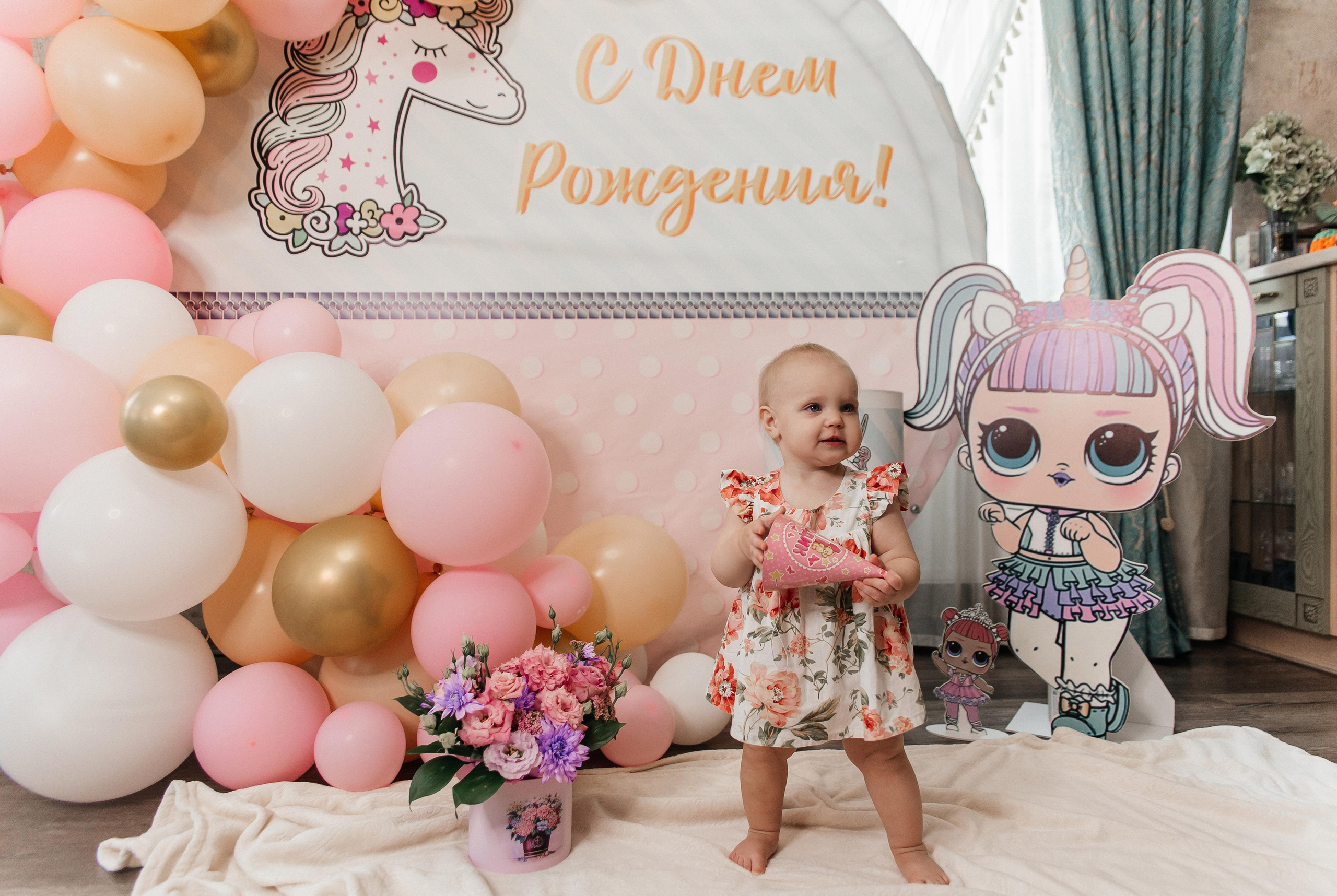 Полине годик. Фотограф Краснодар