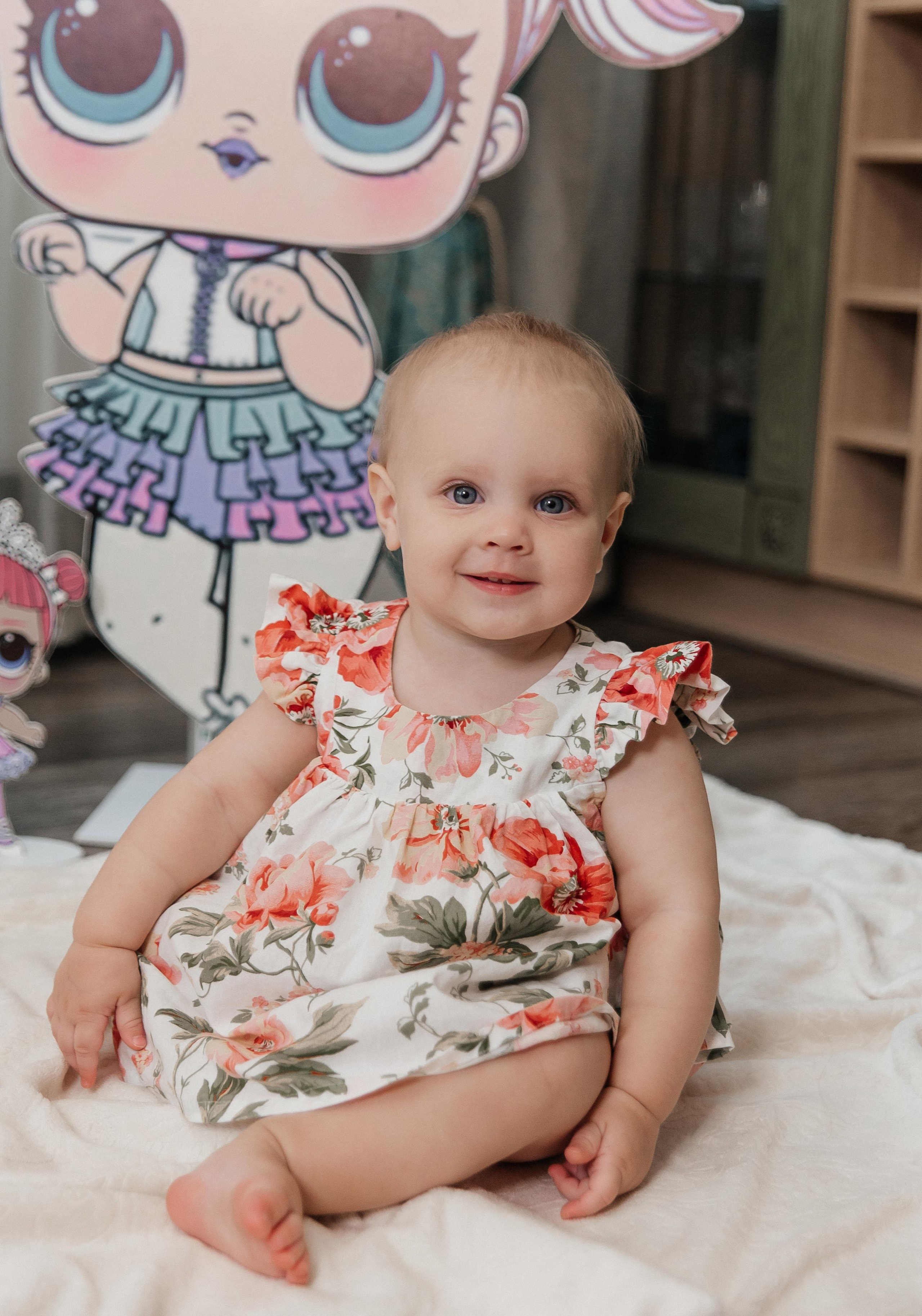 Полине годик. Фотограф Краснодар