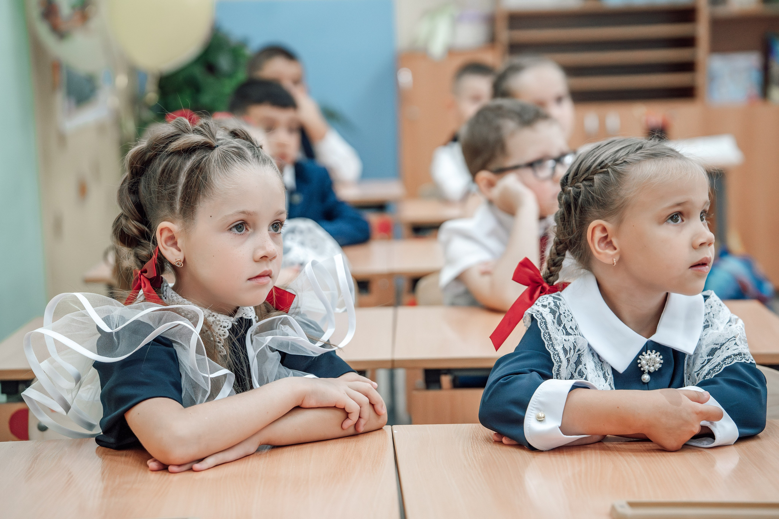 Первоклашки. Фотограф Юлия Паськова, город Бирюч