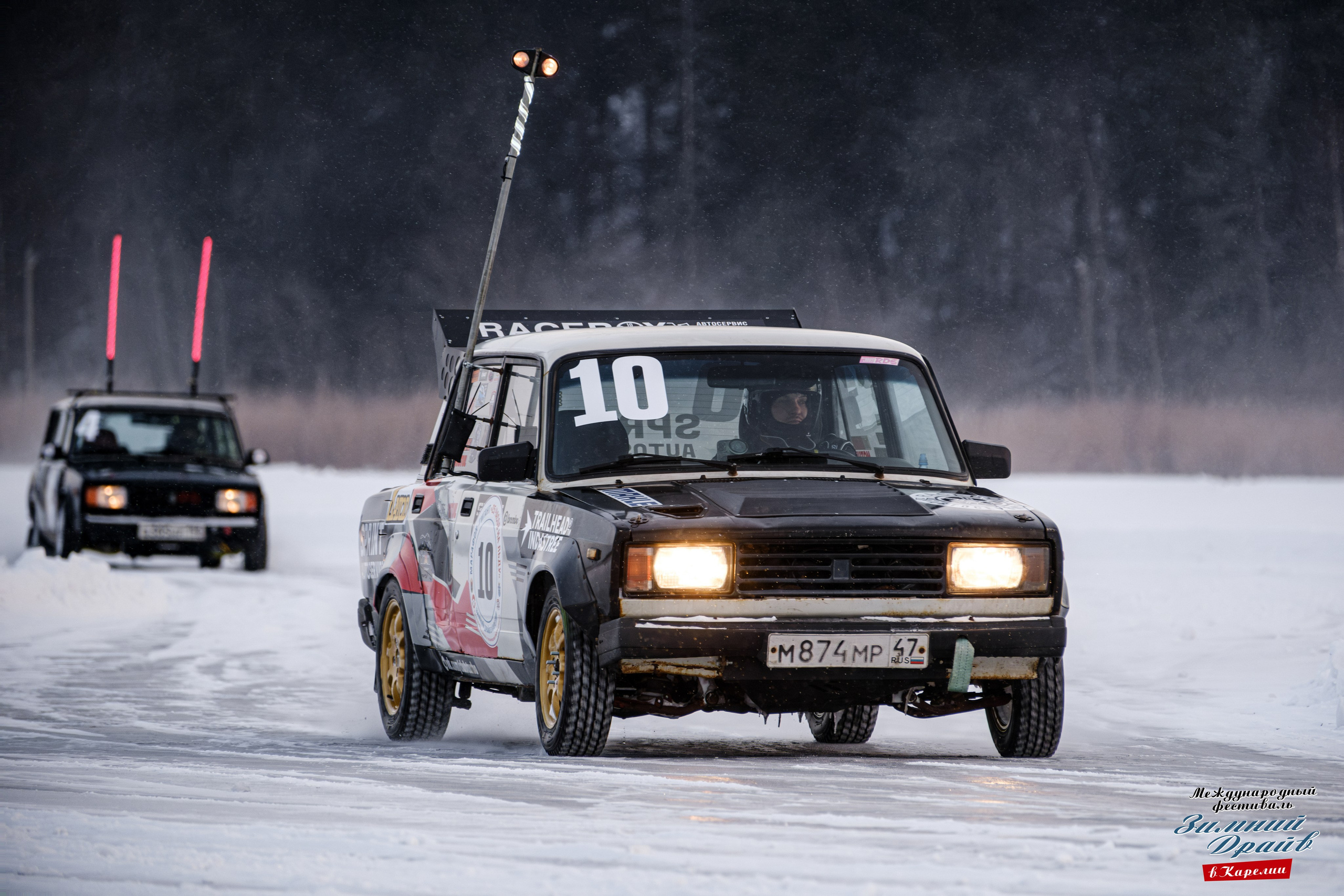 «Зимний Драйв в Карелии» Авто Марафон-гигант «25 часов на льду» Илона Накутис, Николай Грязин, джимхана, фотограф Антон Медведев, icoguar, Сортавала, Карелия