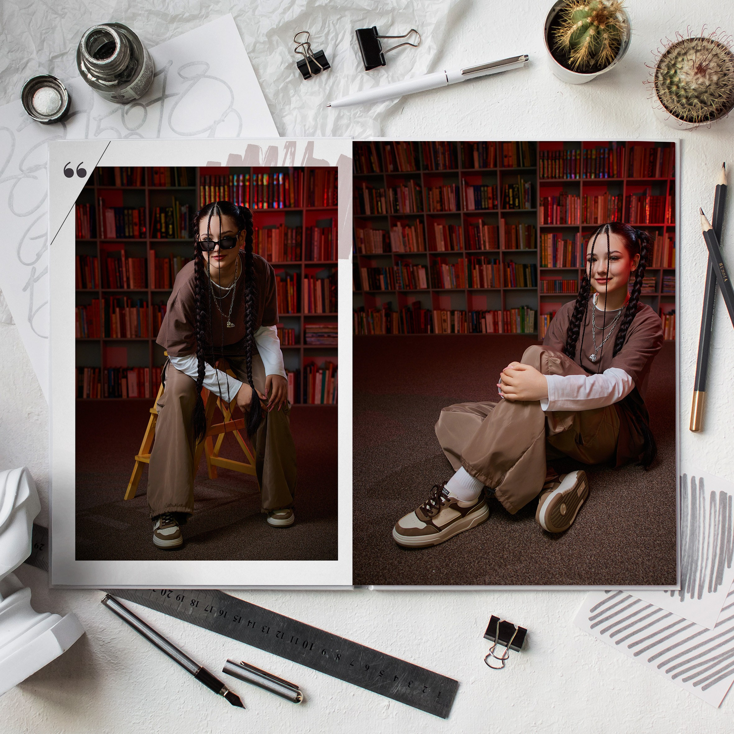 Индивидуальный школьный альбом в Сызрани. Школьный фотограф, выпускные альбомы