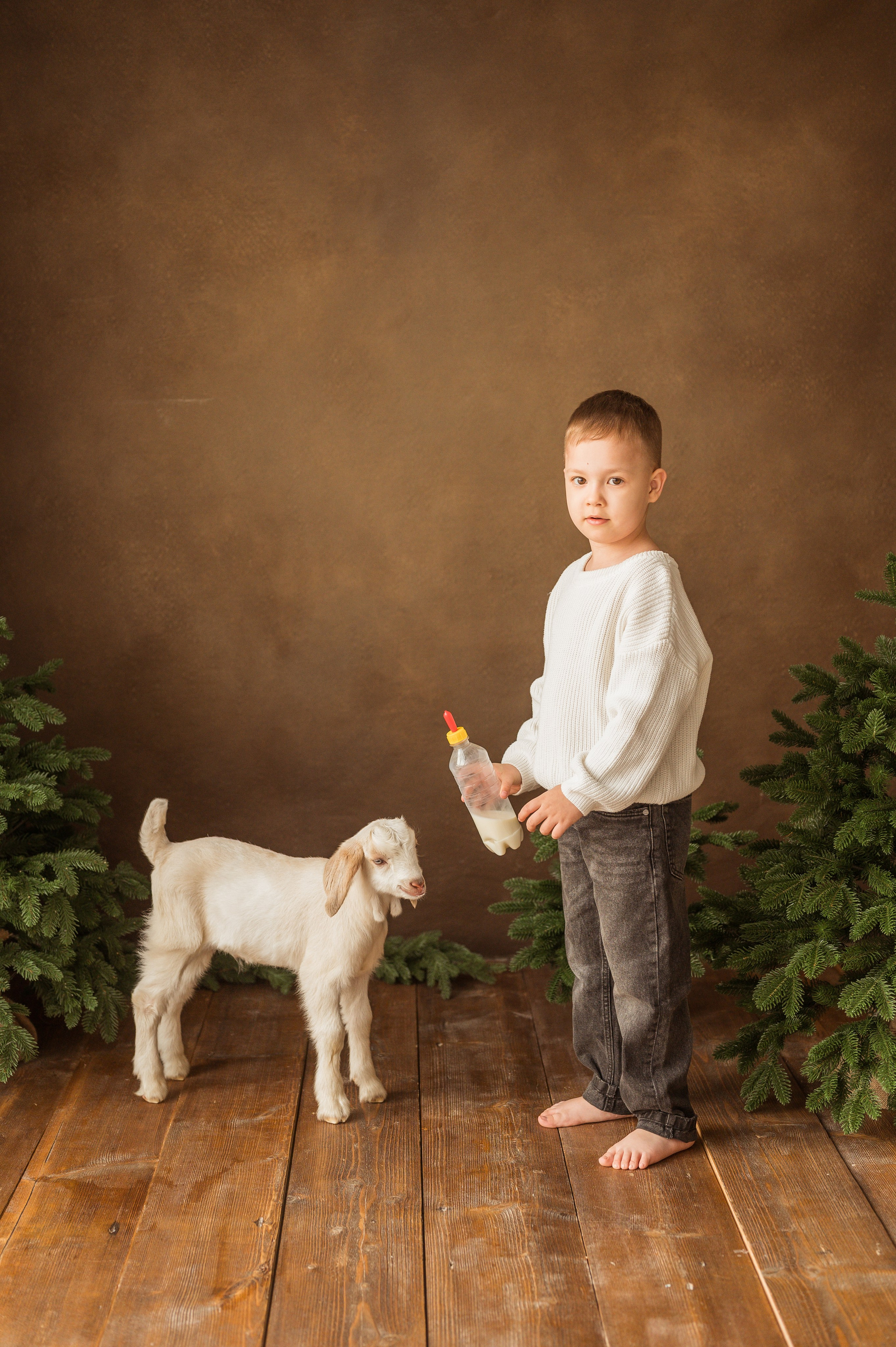 Данечка, Артем и козлик. Детский и семейный фотограф Ирина Гладких