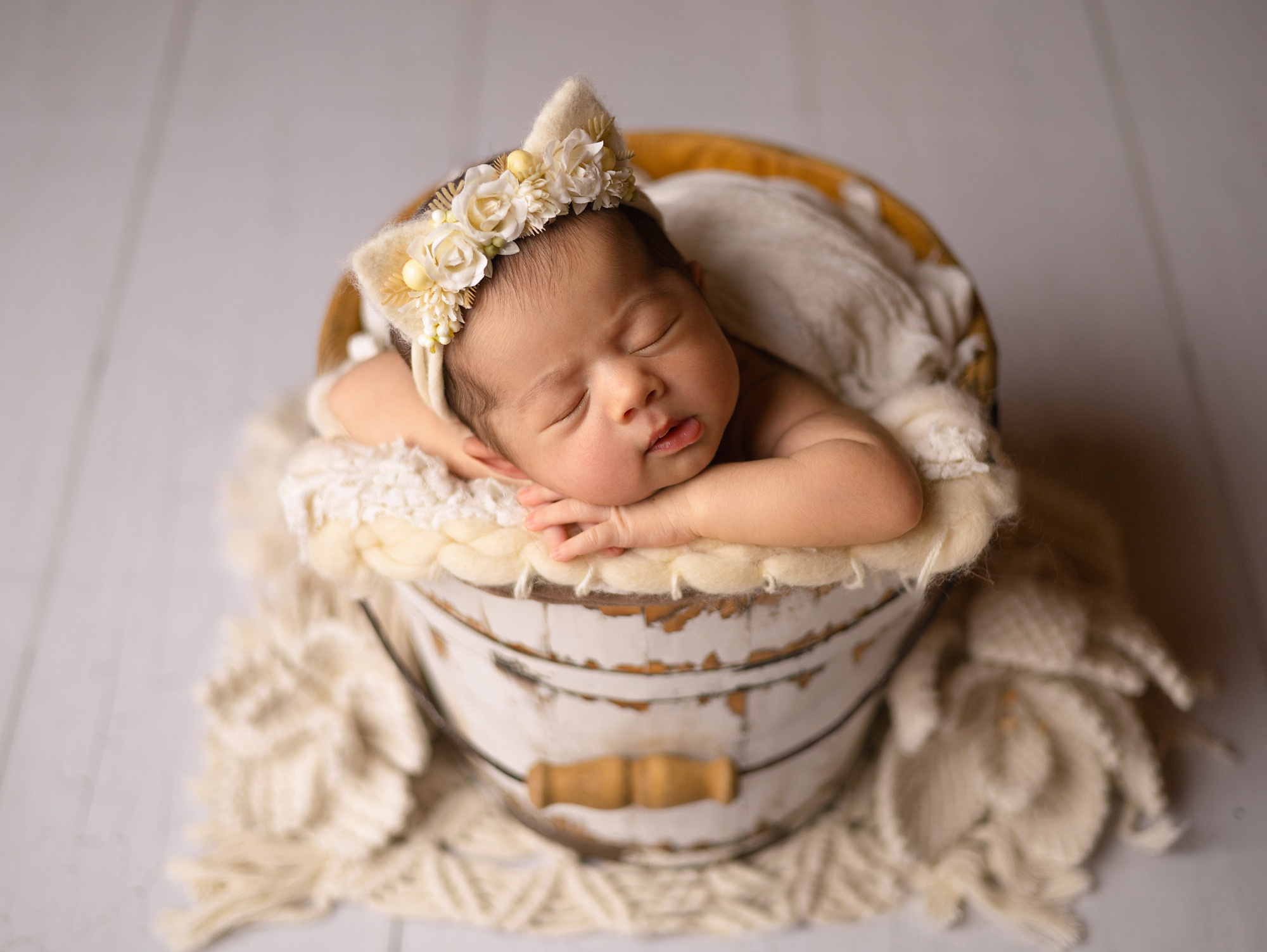 Фотограф новорождённых в Казани Нейля Гильмутдинова ньюборн