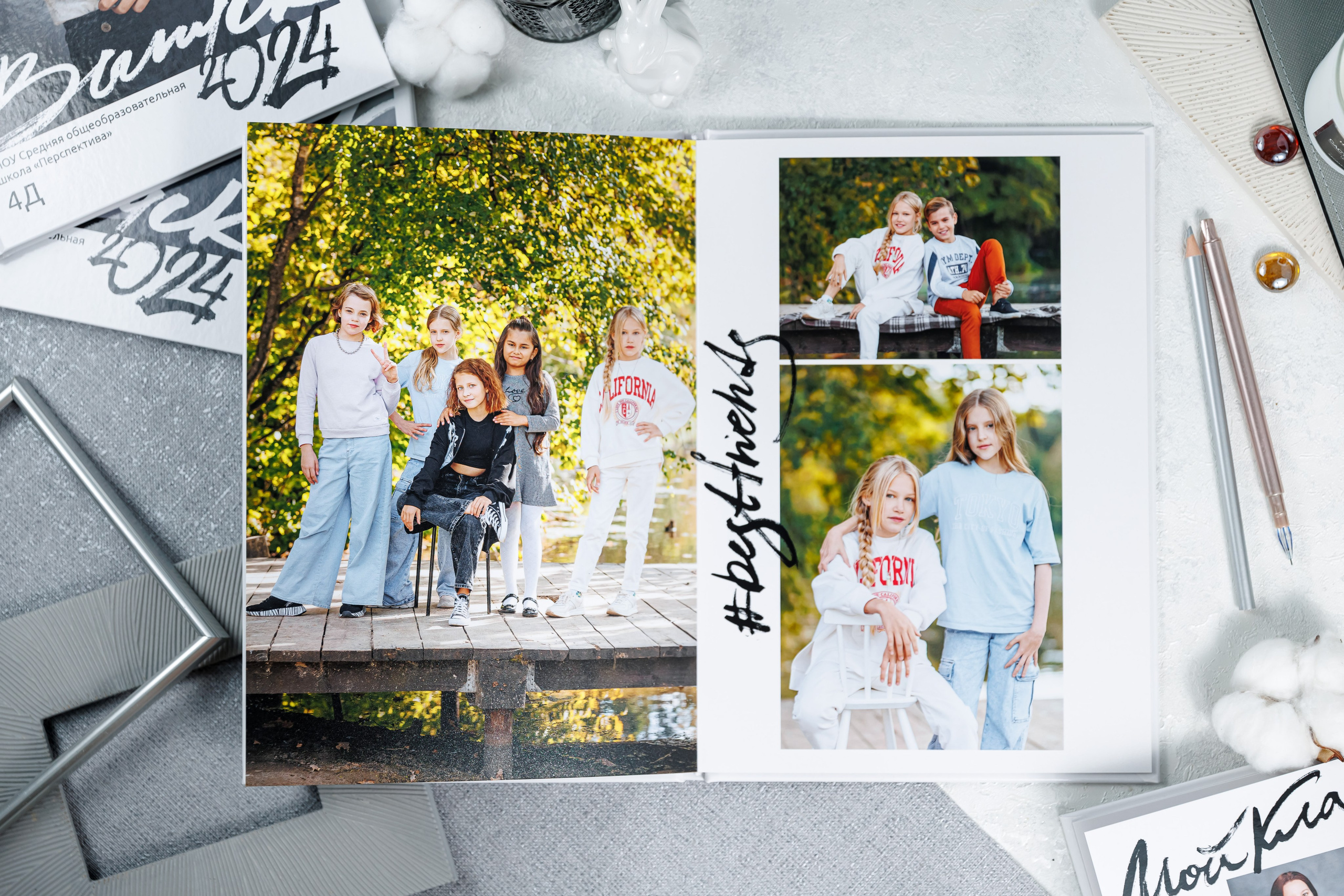 Выпускные альбомы 4 класс. Семейный и детский фотограф Комина Елена, Власиха, Одинцово