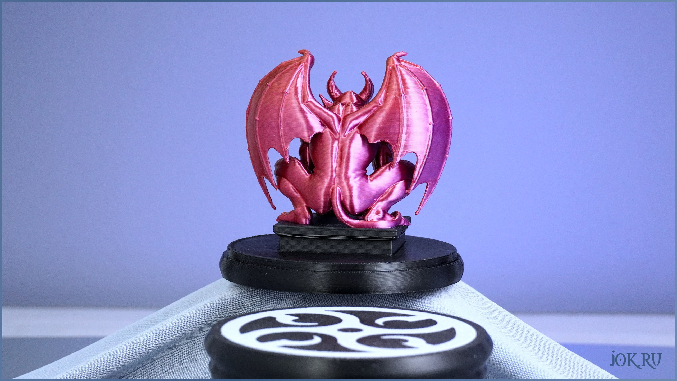 Оберег «Горгулья», 3D‑фигурка, магнит, переливающийся цвет